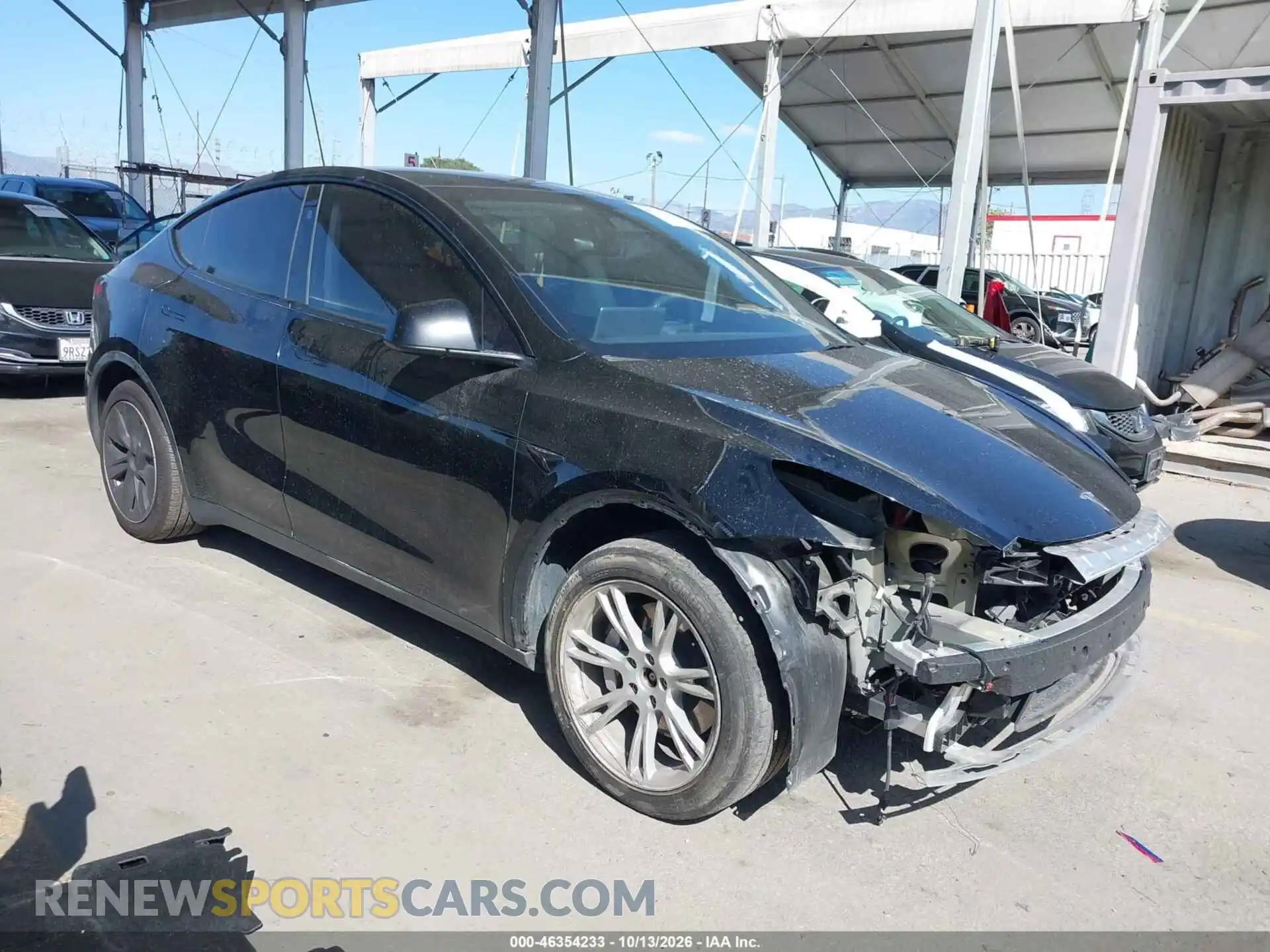 1 fotografías del automóvil dañado 7SAYGDEE6PF899777 TESLA MODEL Y 2023