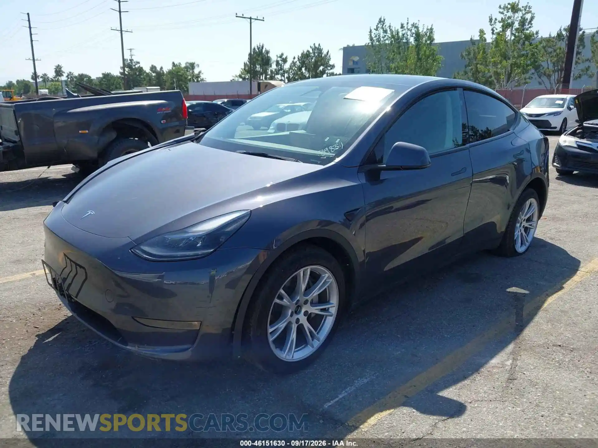2 Photograph of a damaged car 7SAYGDEE6PF902757 TESLA MODEL Y 2023