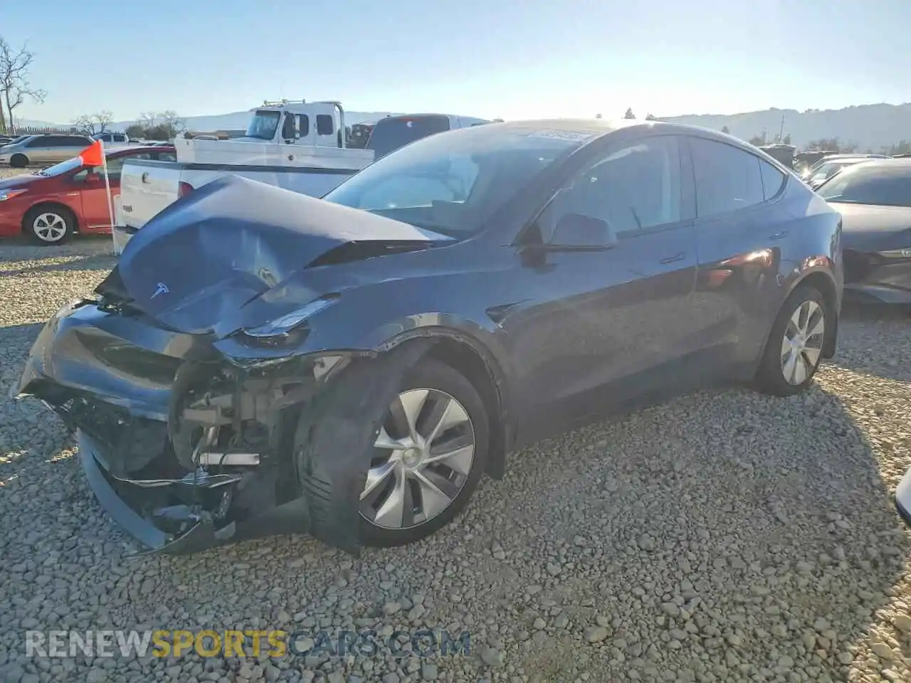 1 Photograph of a damaged car 7SAYGDEE6PF946287 TESLA MODEL Y 2023