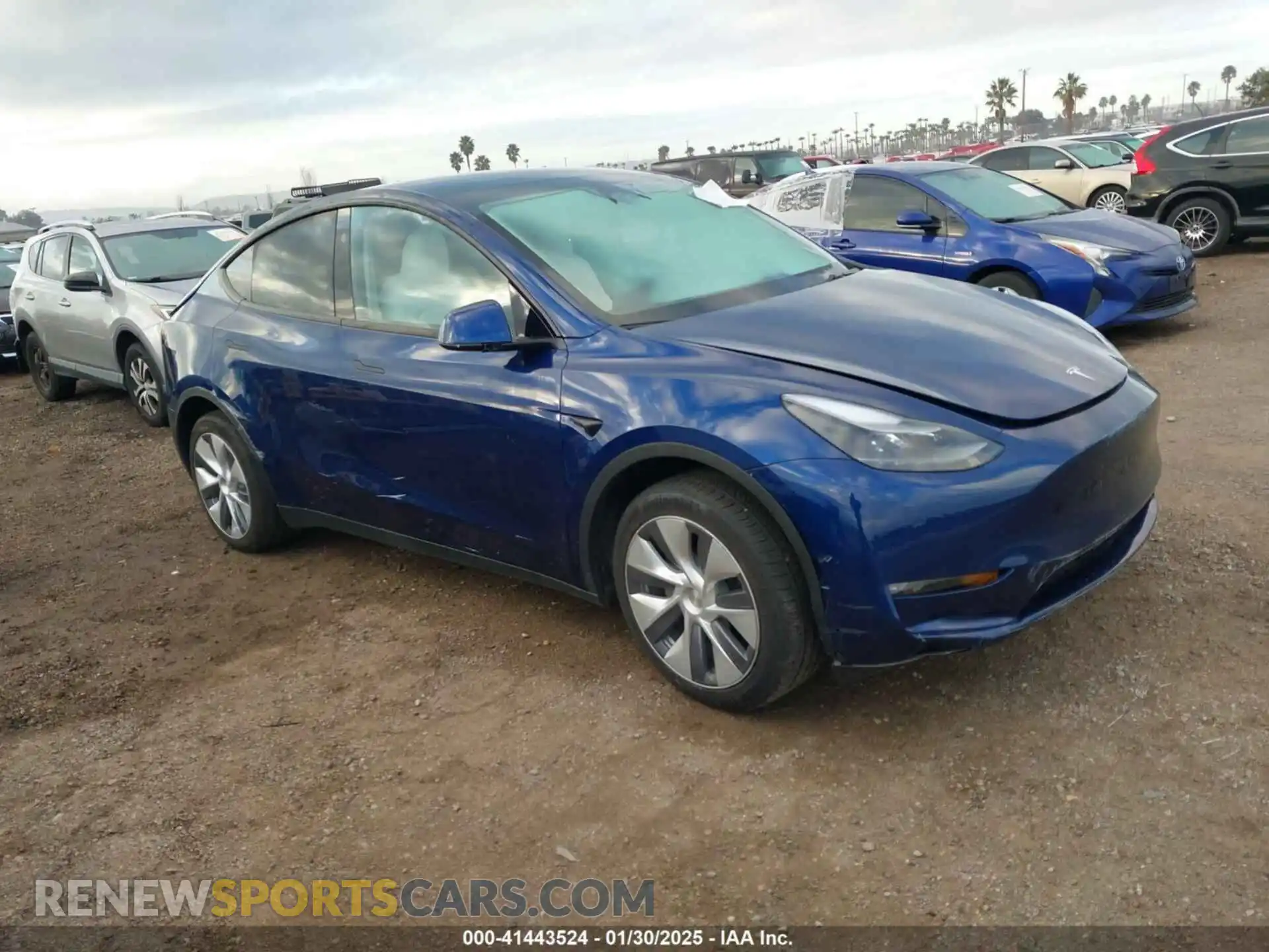 1 Photograph of a damaged car 7SAYGDEE6PF947827 TESLA MODEL Y 2023