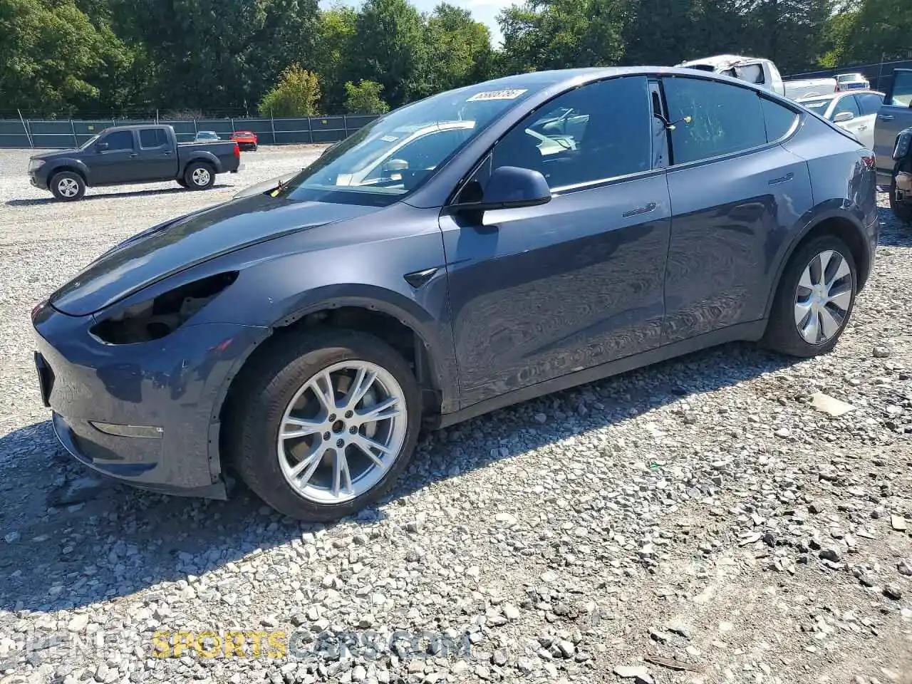 1 Photograph of a damaged car 7SAYGDEE6PF981010 TESLA MODEL Y 2023