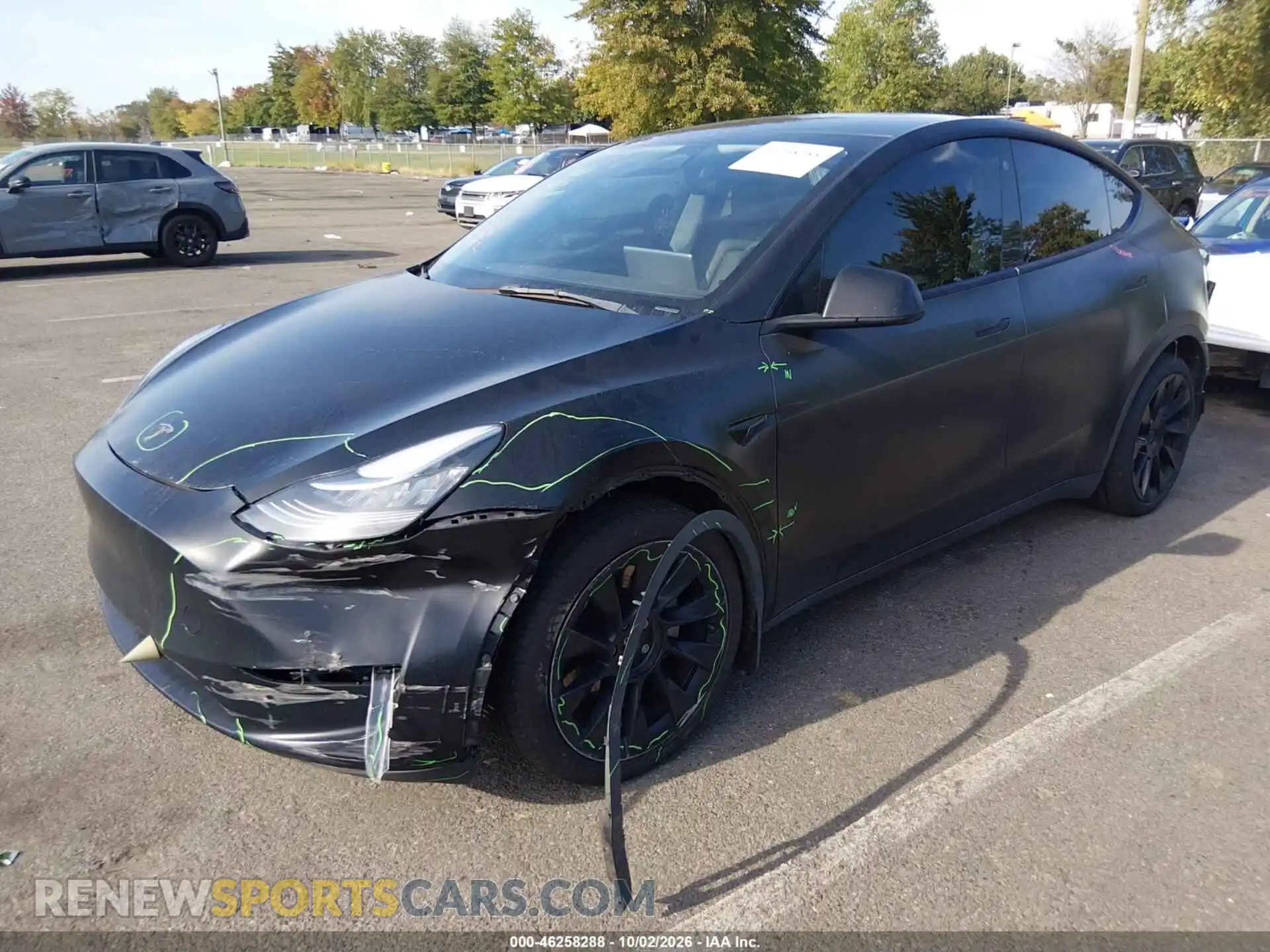 2 Photograph of a damaged car 7SAYGDEE7PA024995 TESLA MODEL Y 2023