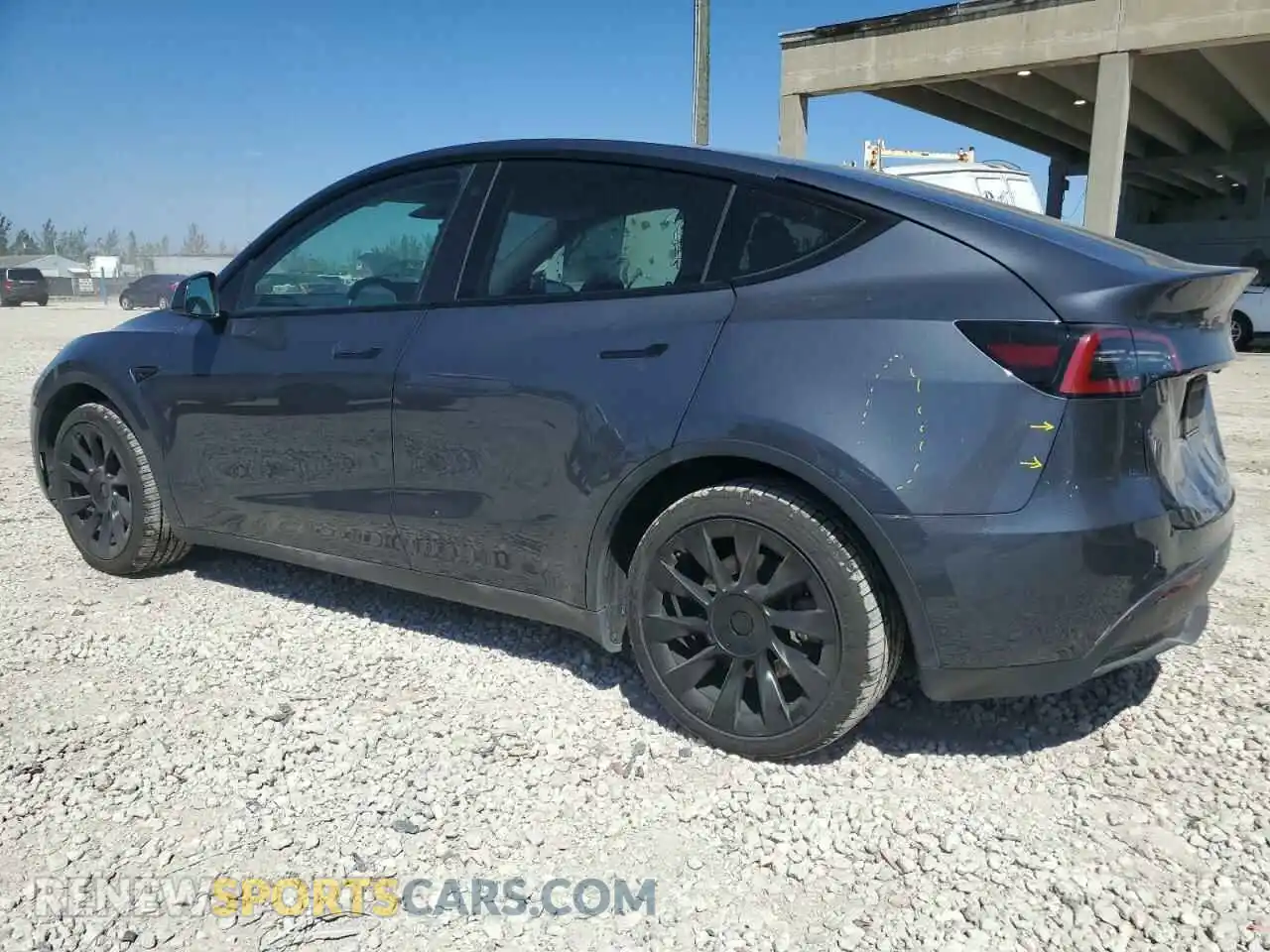 2 Photograph of a damaged car 7SAYGDEE7PA025631 TESLA MODEL Y 2023