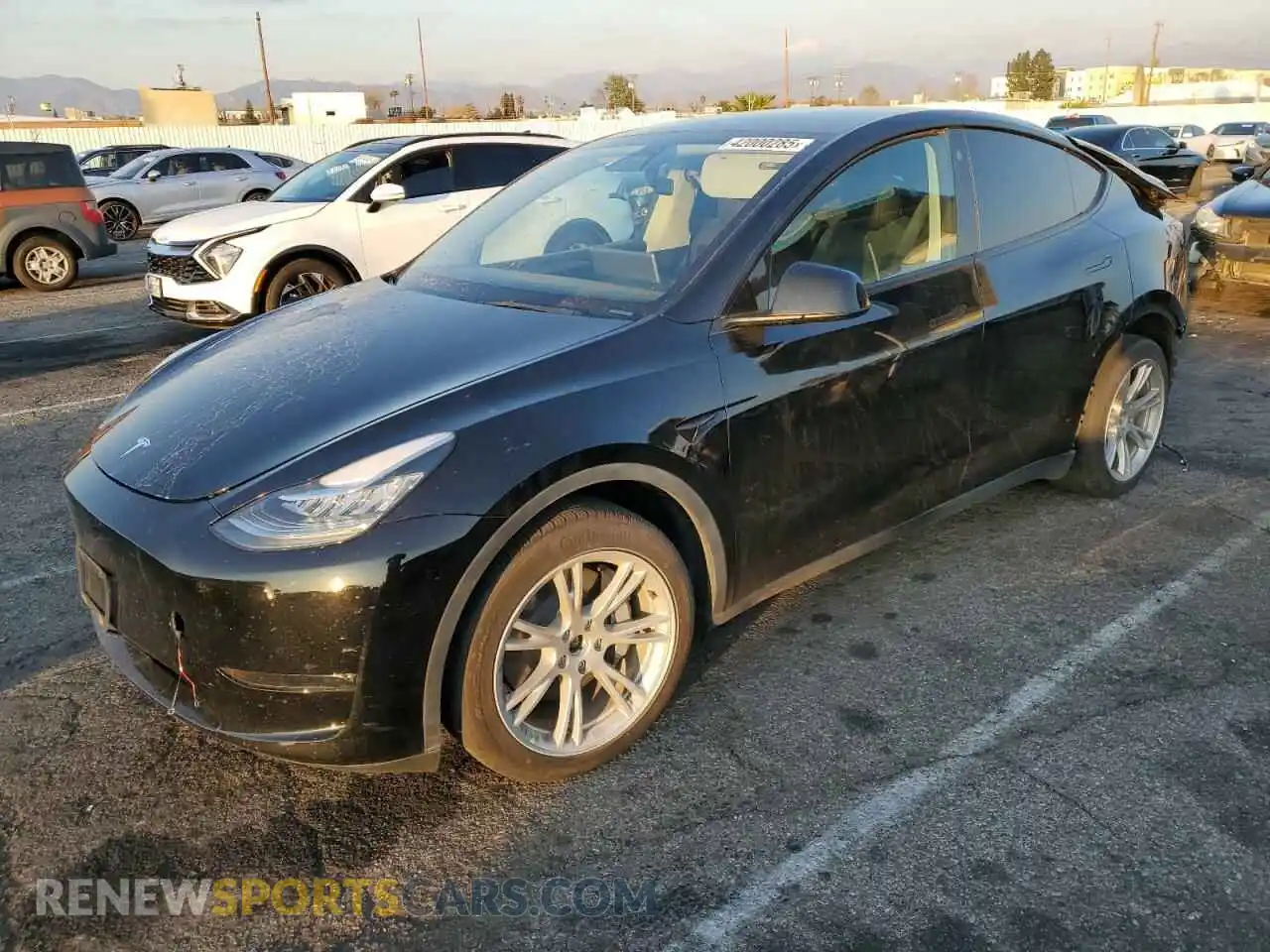 1 Фотография поврежденного автомобиля 7SAYGDEE7PA029050 TESLA MODEL Y 2023