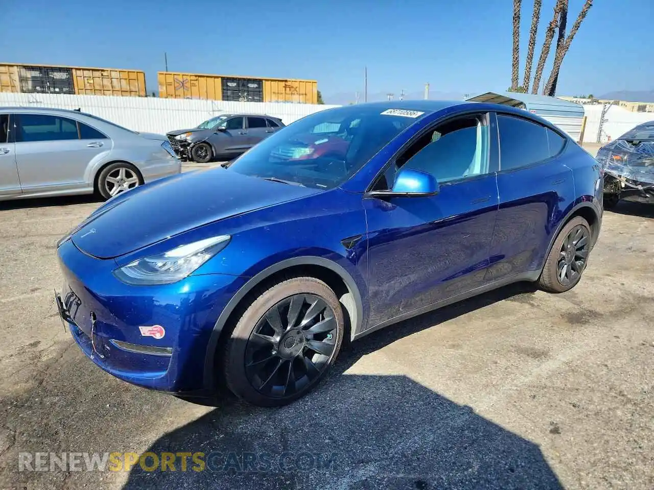 1 Photograph of a damaged car 7SAYGDEE7PA029730 TESLA MODEL Y 2023