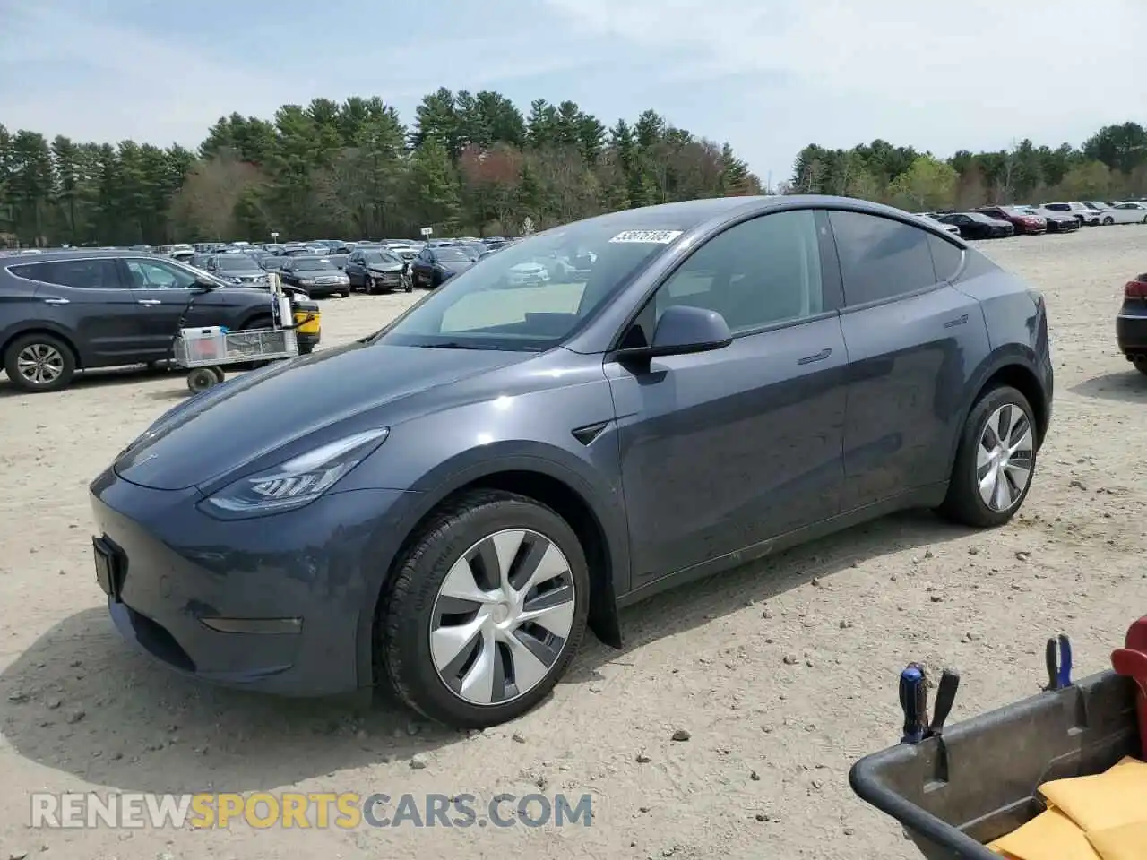 1 Photograph of a damaged car 7SAYGDEE7PA031199 TESLA MODEL Y 2023