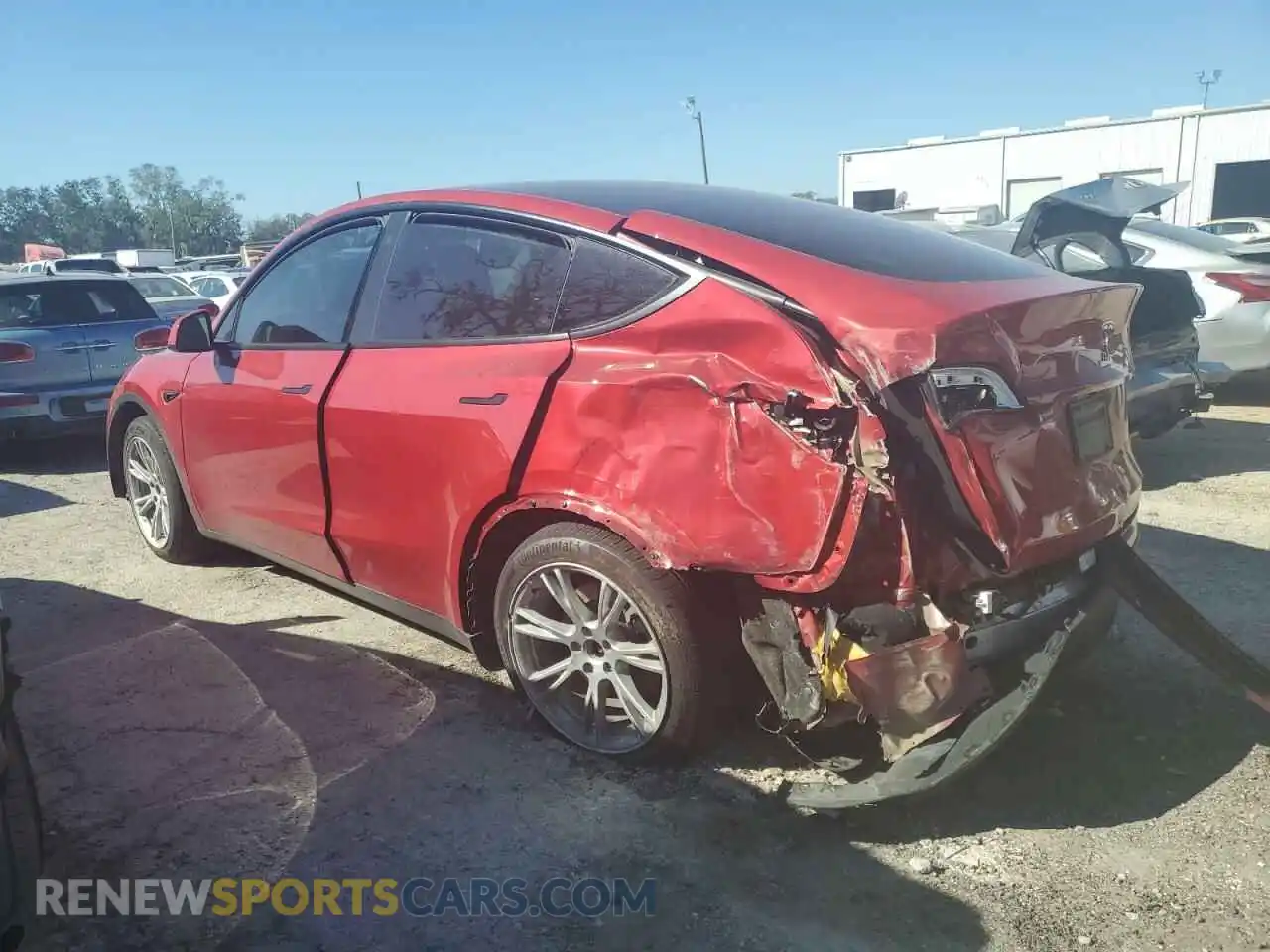 2 Photograph of a damaged car 7SAYGDEE7PA044518 TESLA MODEL Y 2023