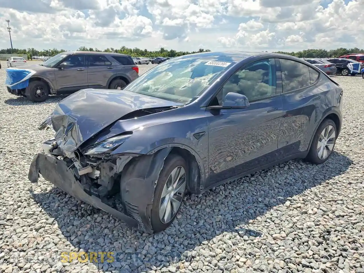 1 Photograph of a damaged car 7SAYGDEE7PA054160 TESLA MODEL Y 2023
