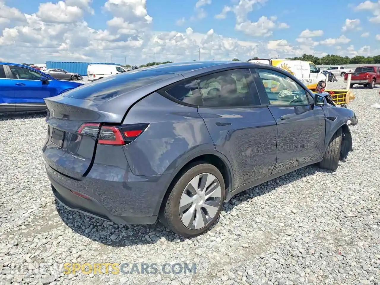3 Photograph of a damaged car 7SAYGDEE7PA054160 TESLA MODEL Y 2023