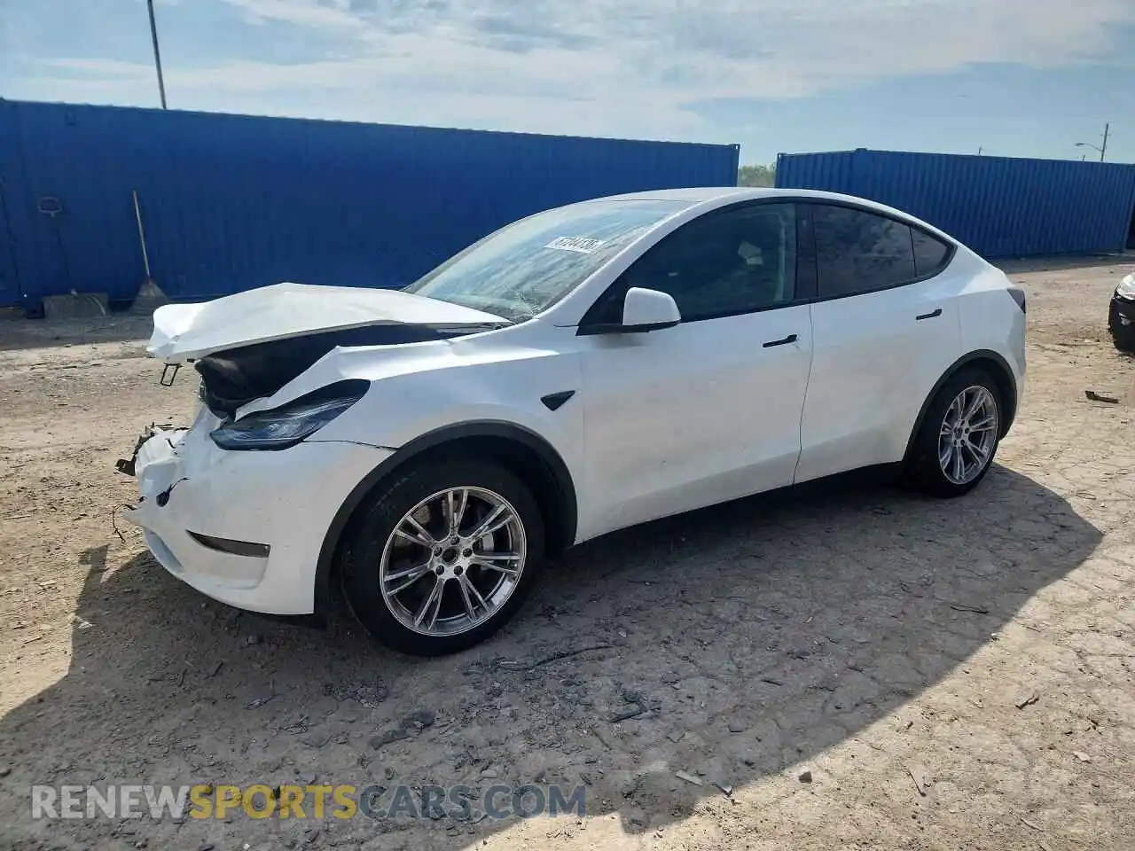 1 Фотография поврежденного автомобиля 7SAYGDEE7PA054532 TESLA MODEL Y 2023