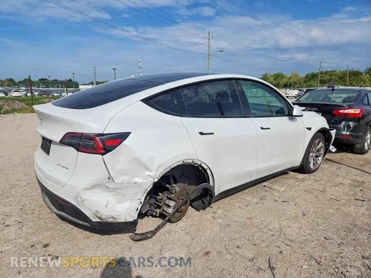 3 Фотография поврежденного автомобиля 7SAYGDEE7PA054532 TESLA MODEL Y 2023