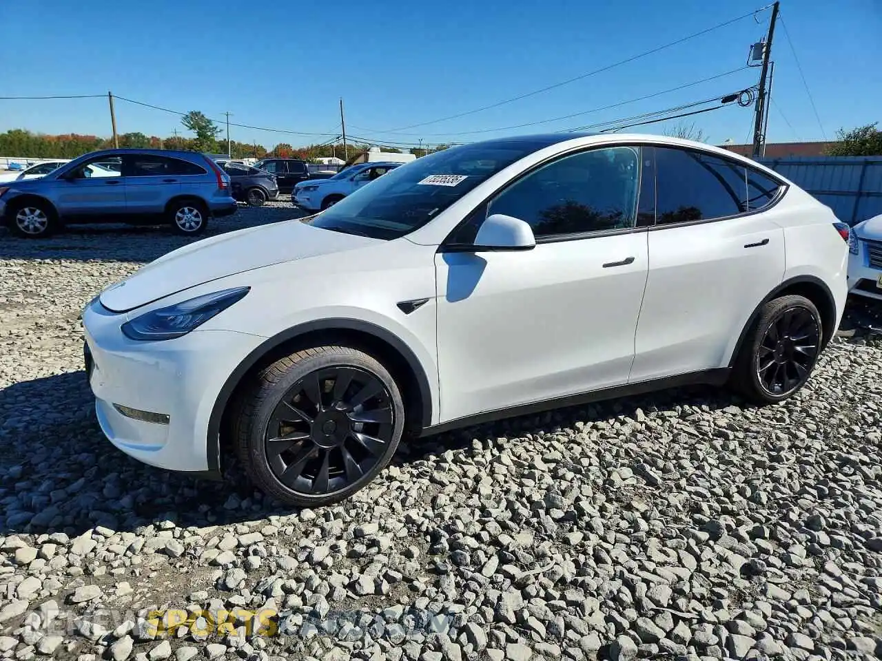 1 Photograph of a damaged car 7SAYGDEE7PA059519 TESLA MODEL Y 2023