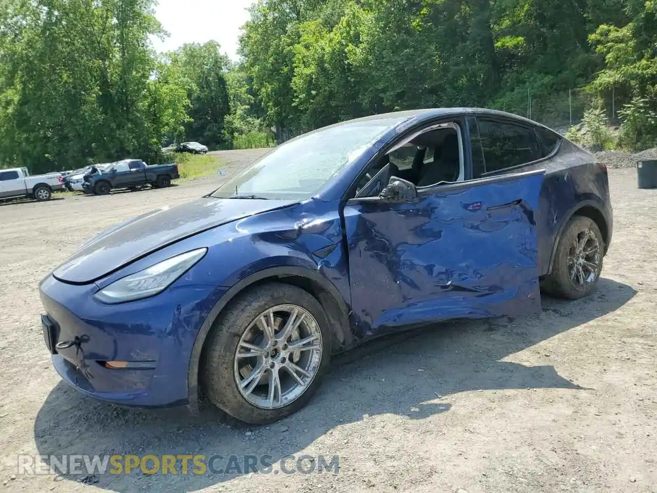 1 Фотография поврежденного автомобиля 7SAYGDEE7PA059536 TESLA MODEL Y 2023