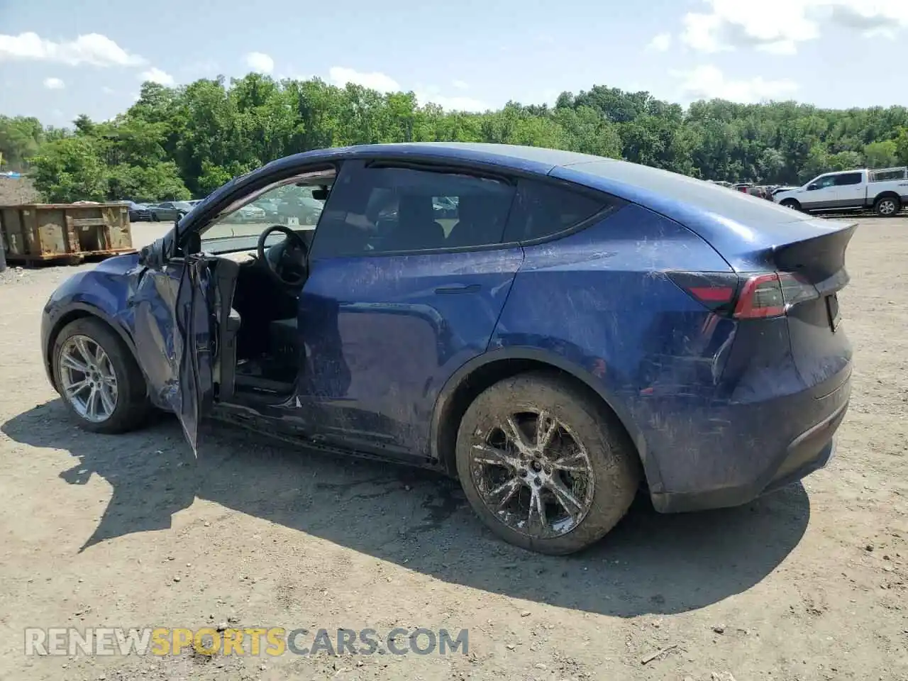 2 Фотография поврежденного автомобиля 7SAYGDEE7PA059536 TESLA MODEL Y 2023