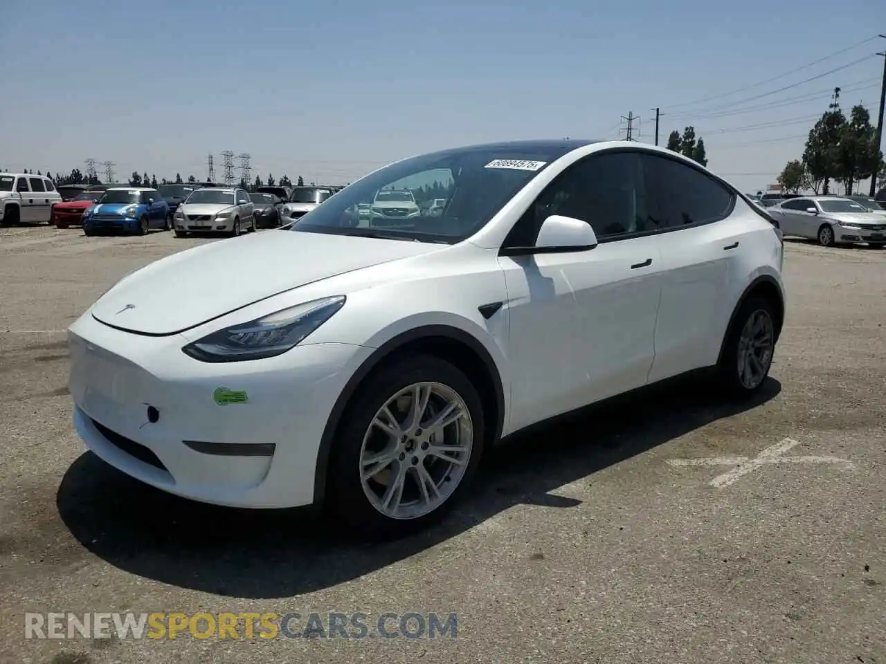 1 Фотография поврежденного автомобиля 7SAYGDEE7PA067653 TESLA MODEL Y 2023