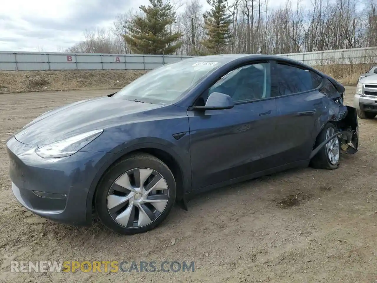 1 Photograph of a damaged car 7SAYGDEE7PA079740 TESLA MODEL Y 2023