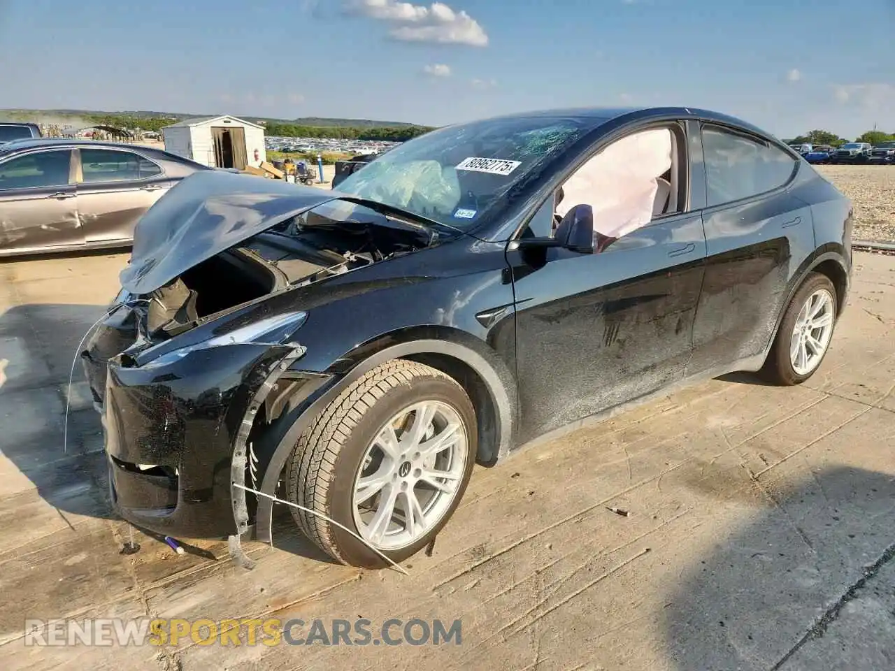 1 Photograph of a damaged car 7SAYGDEE7PA088731 TESLA MODEL Y 2023