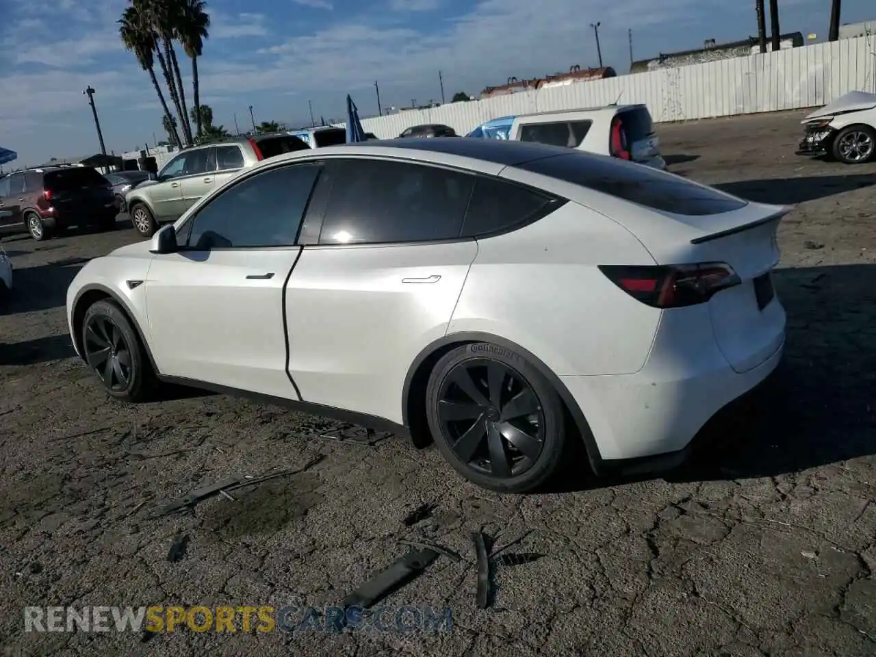 2 Photograph of a damaged car 7SAYGDEE7PA091452 TESLA MODEL Y 2023