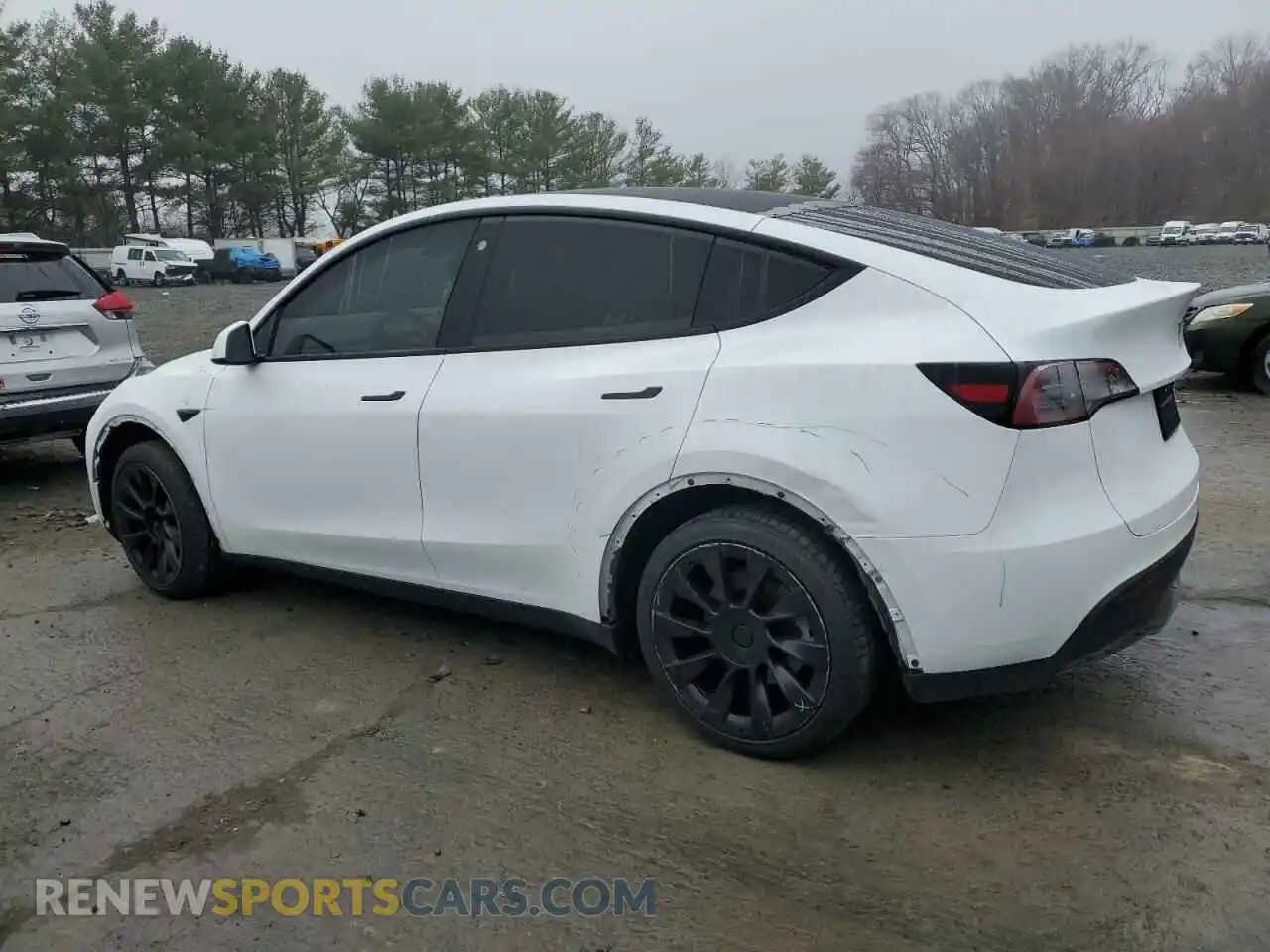2 Фотография поврежденного автомобиля 7SAYGDEE7PA102174 TESLA MODEL Y 2023