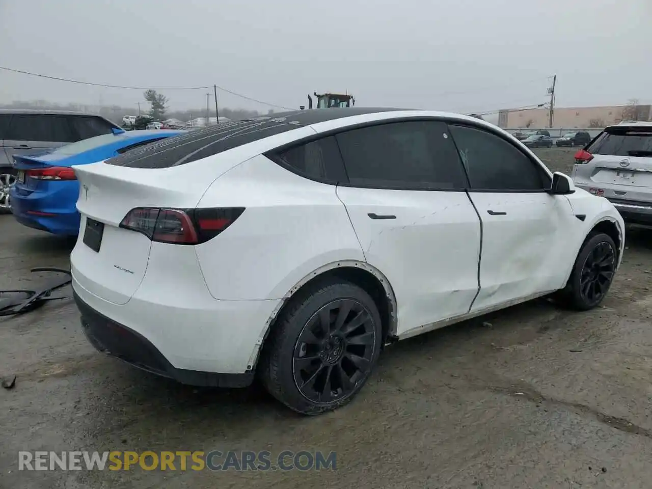 3 Фотография поврежденного автомобиля 7SAYGDEE7PA102174 TESLA MODEL Y 2023