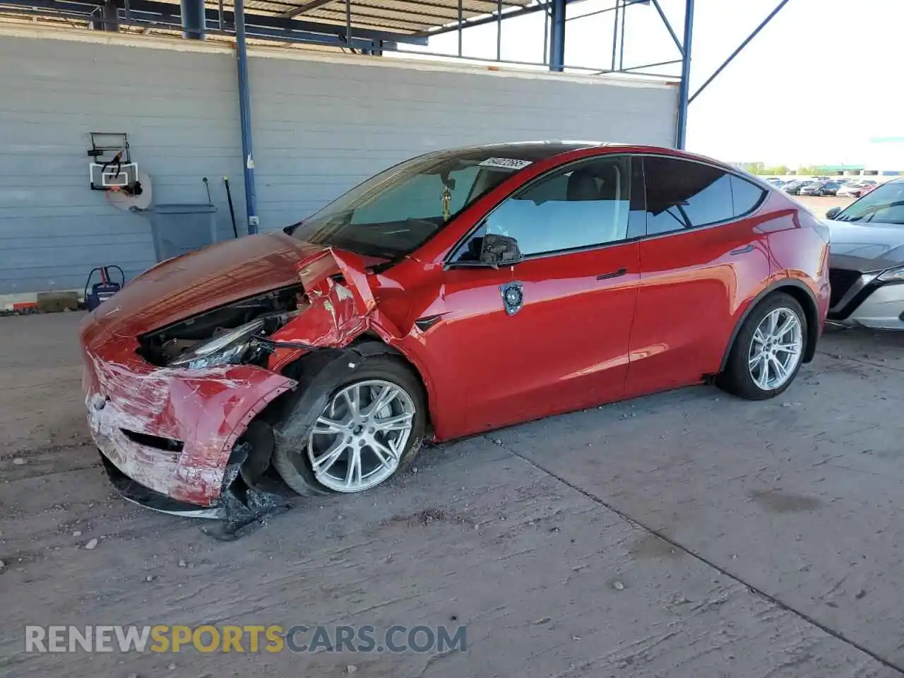 1 Photograph of a damaged car 7SAYGDEE7PA120447 TESLA MODEL Y 2023