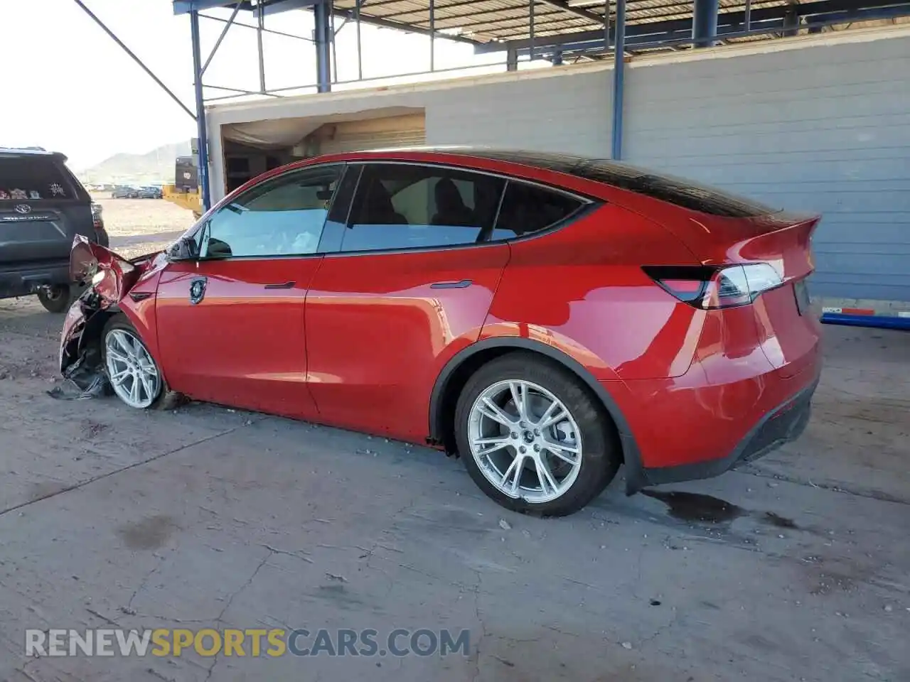 2 Photograph of a damaged car 7SAYGDEE7PA120447 TESLA MODEL Y 2023