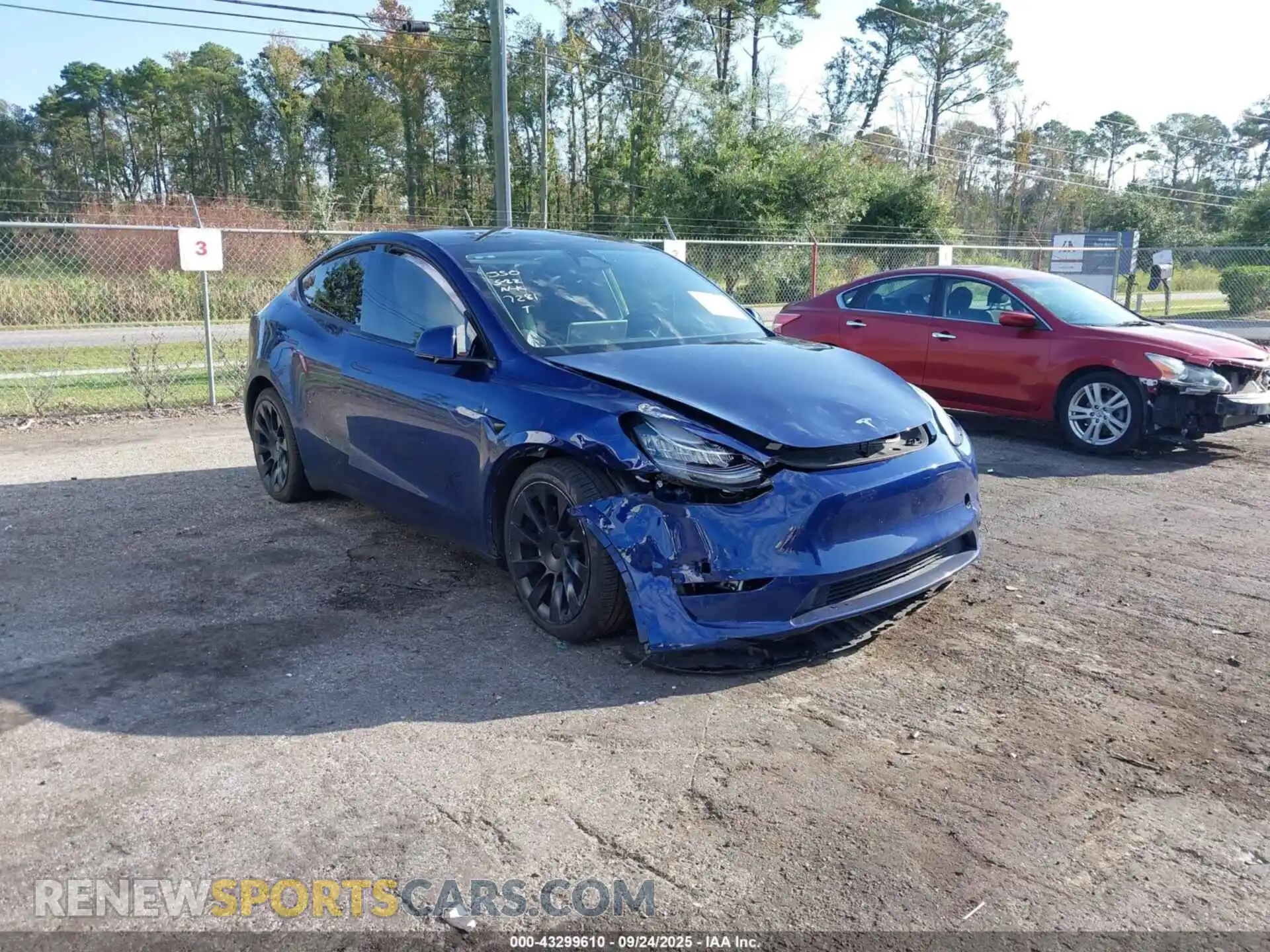 1 Photograph of a damaged car 7SAYGDEE7PA137281 TESLA MODEL Y 2023