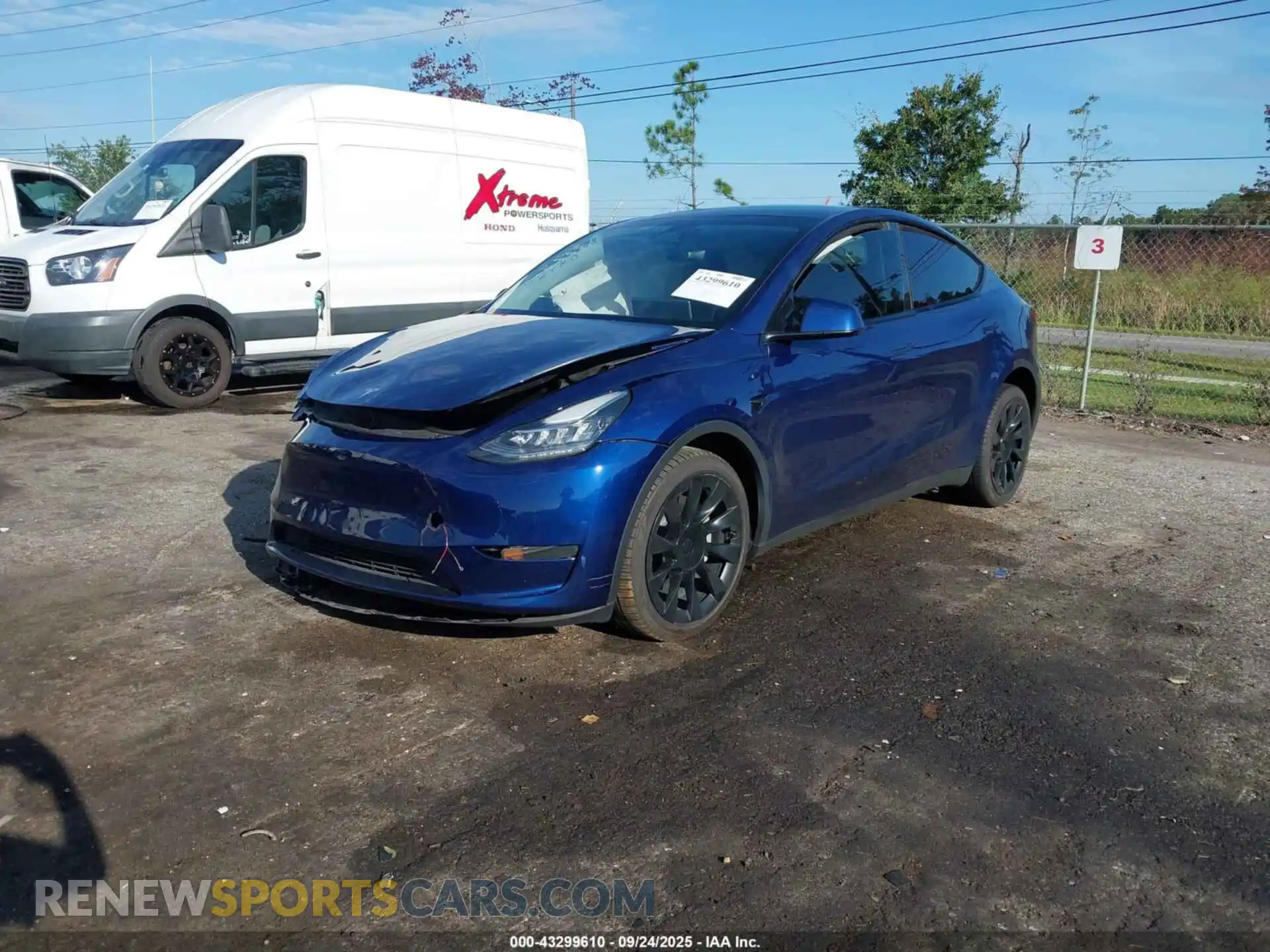 2 Photograph of a damaged car 7SAYGDEE7PA137281 TESLA MODEL Y 2023