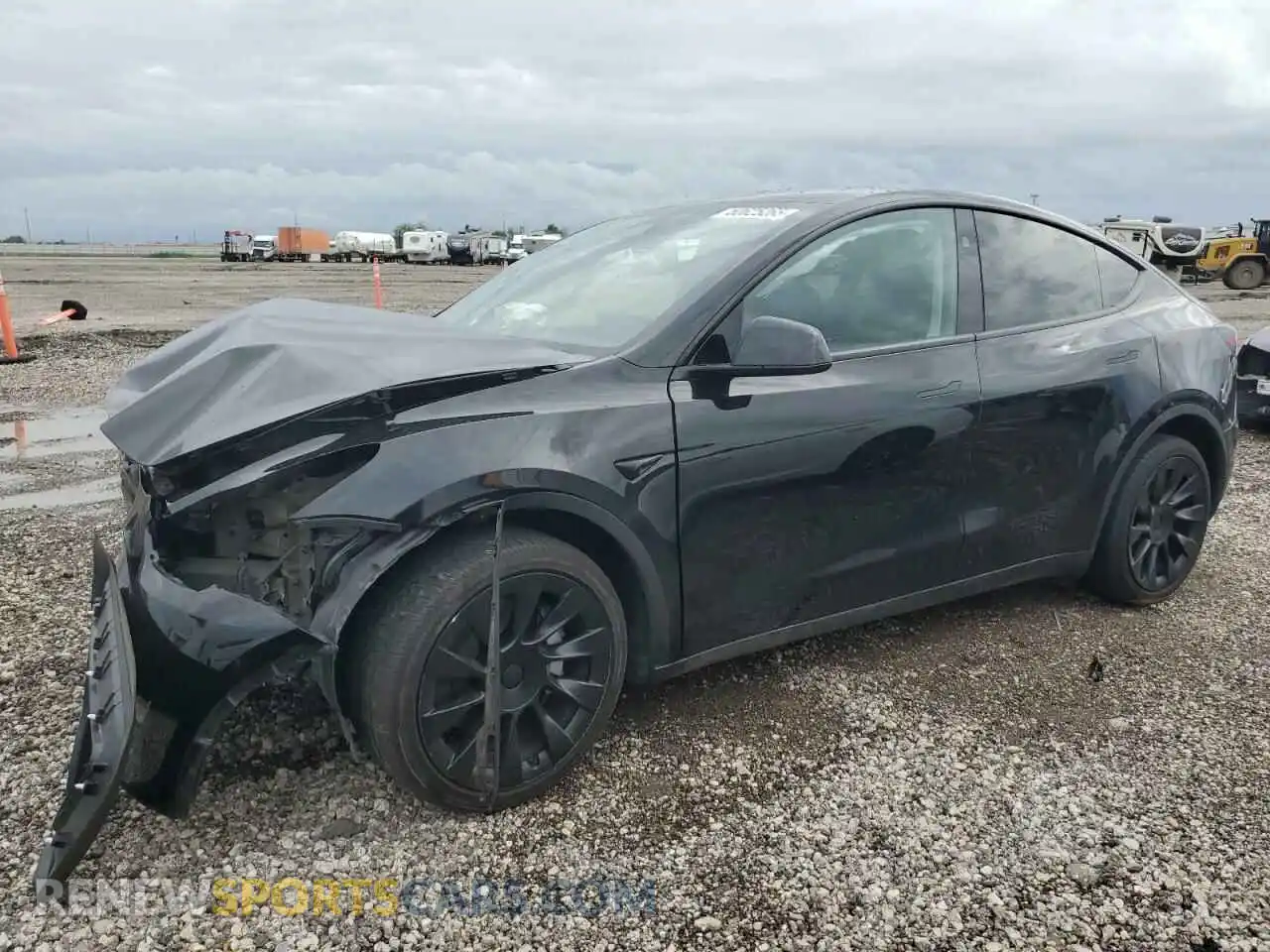 1 Photograph of a damaged car 7SAYGDEE7PA137443 TESLA MODEL Y 2023