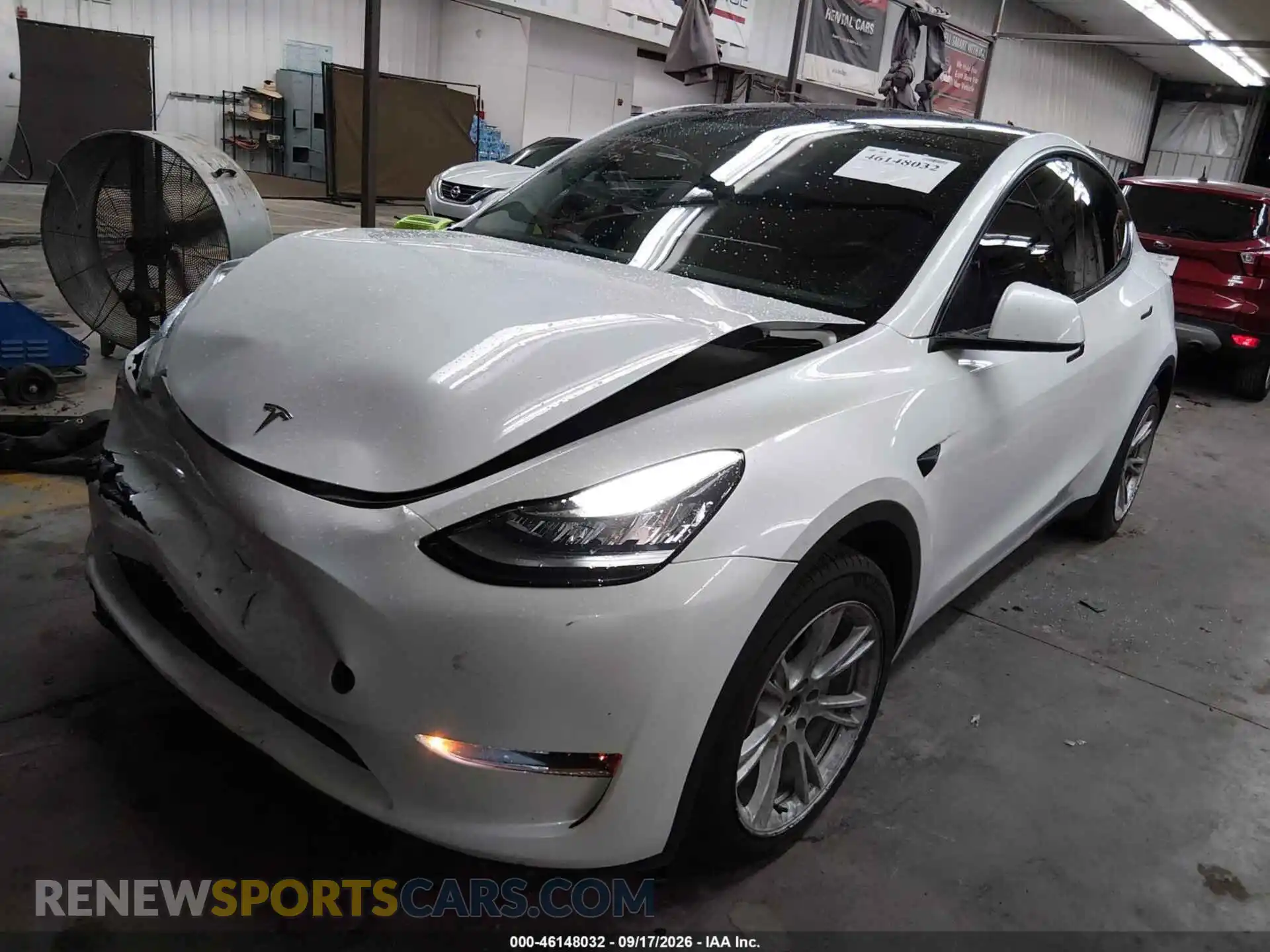 2 fotografías del automóvil dañado 7SAYGDEE7PA141105 TESLA MODEL Y 2023
