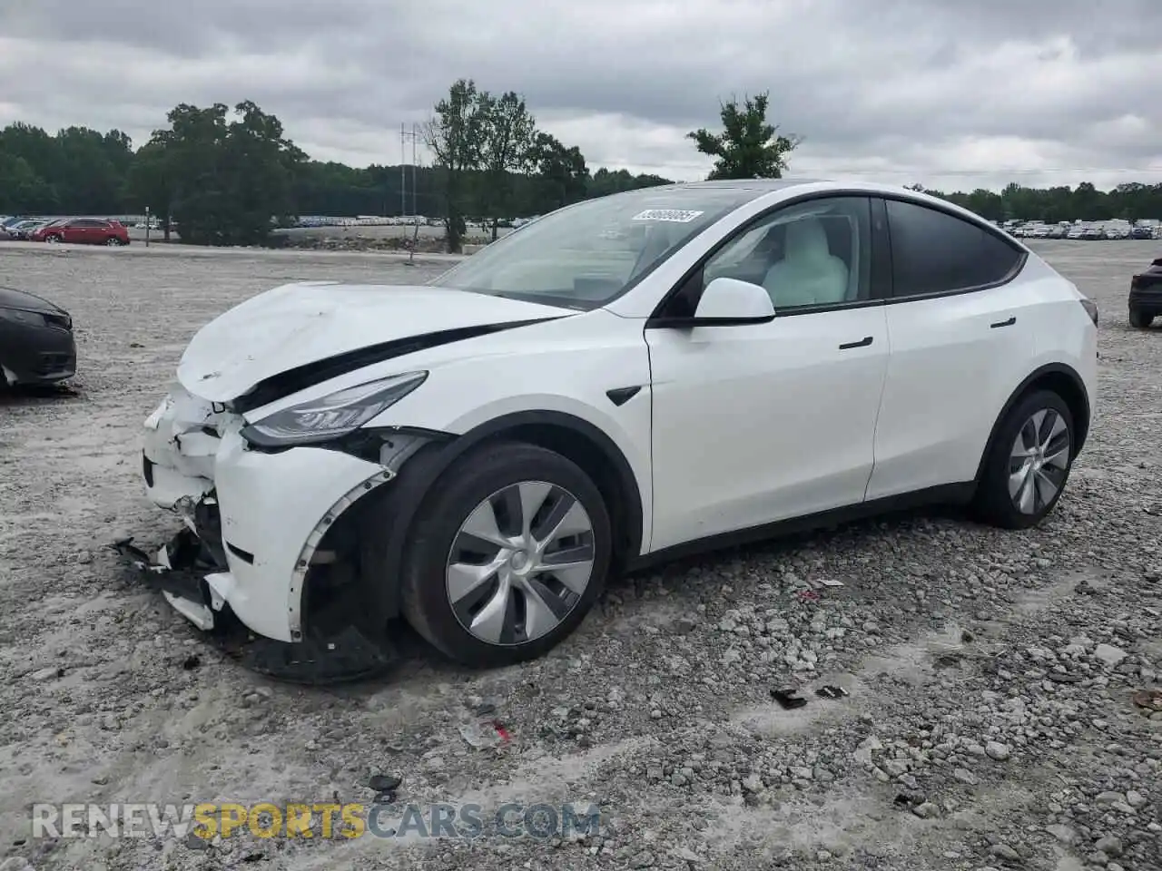1 Photograph of a damaged car 7SAYGDEE7PA141699 TESLA MODEL Y 2023