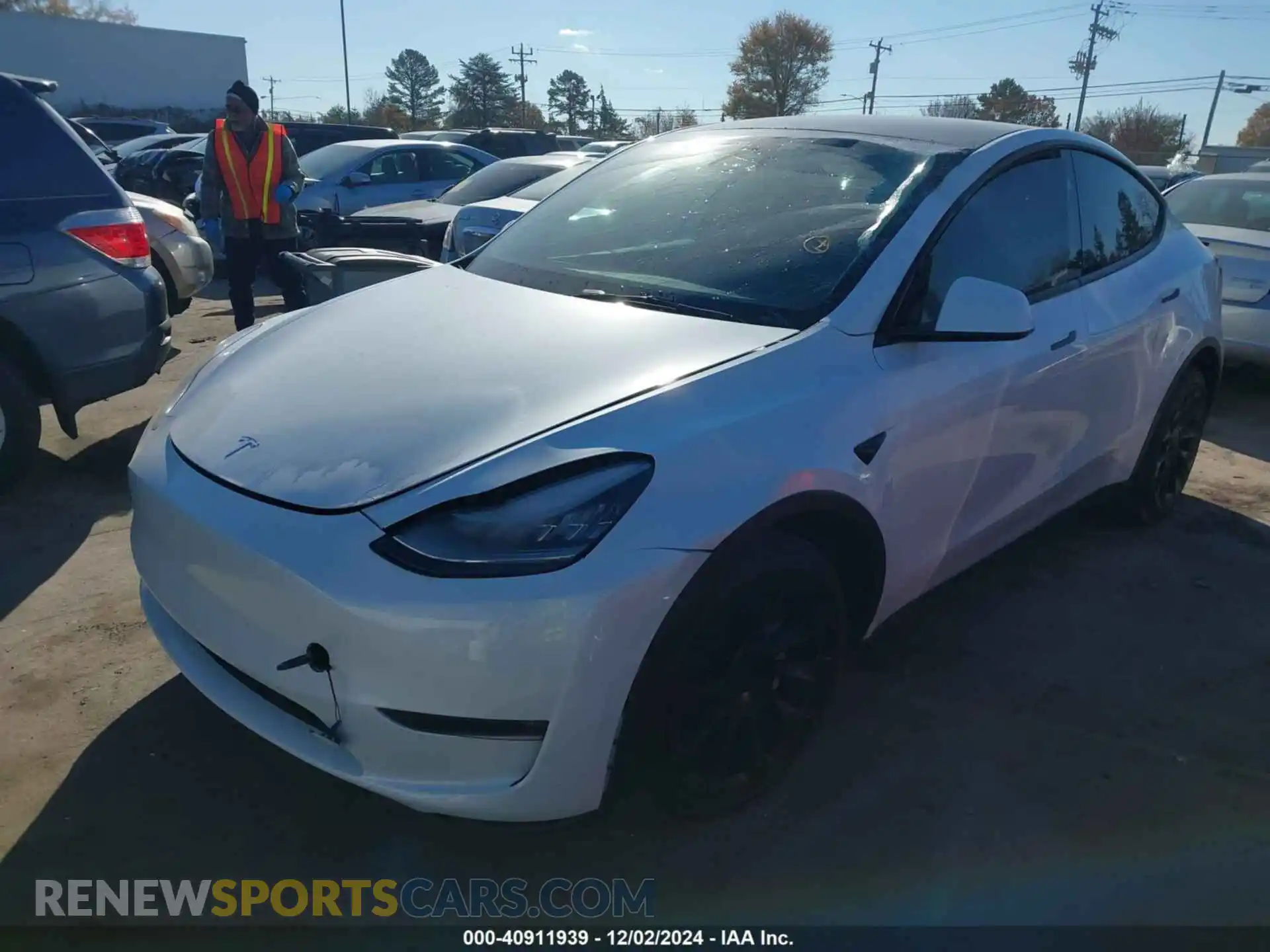 2 Photograph of a damaged car 7SAYGDEE7PA151195 TESLA MODEL Y 2023