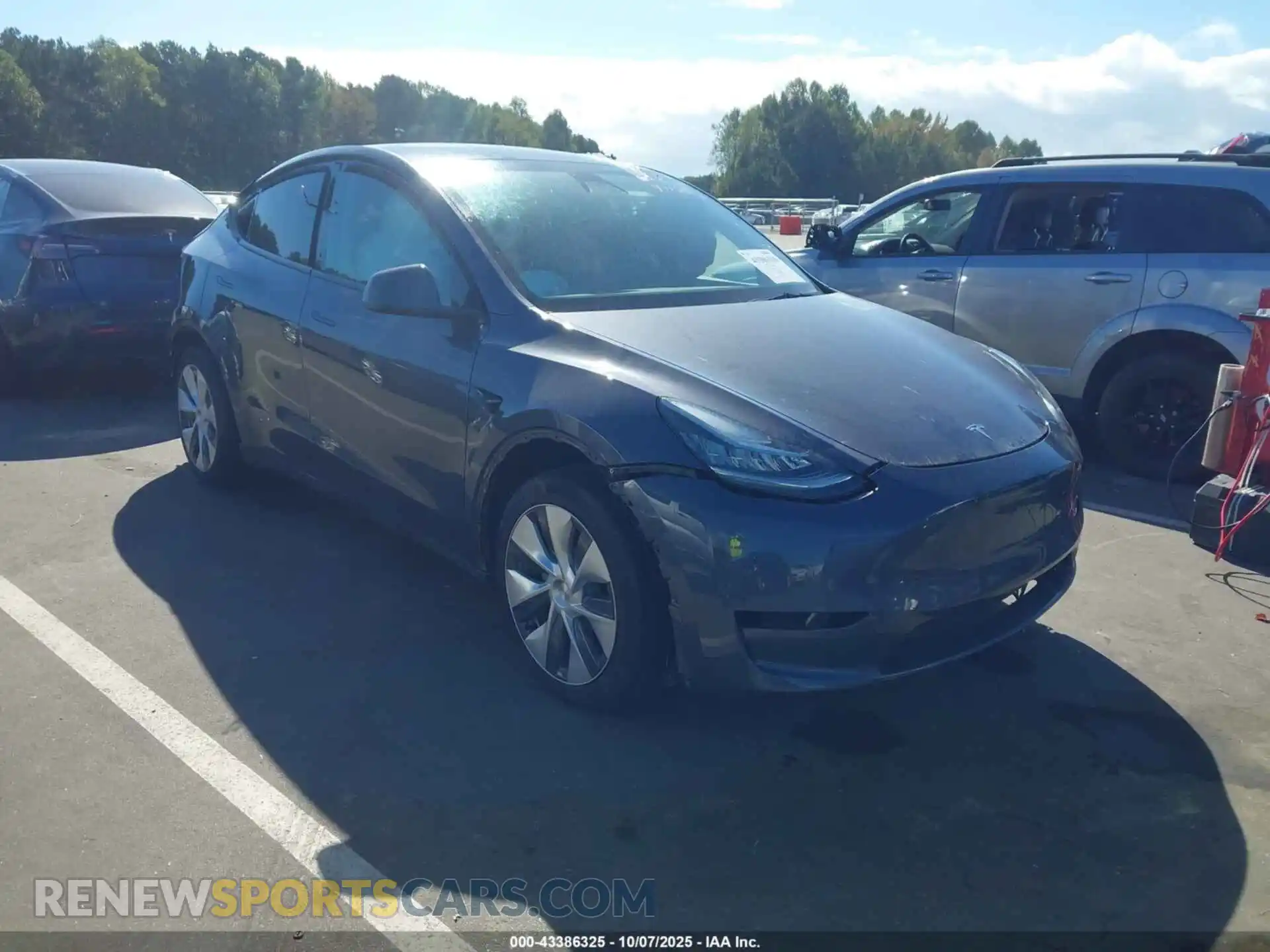 1 Photograph of a damaged car 7SAYGDEE7PA152458 TESLA MODEL Y 2023