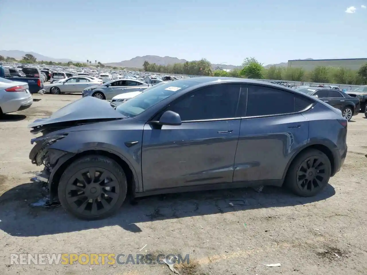 1 Photograph of a damaged car 7SAYGDEE7PA166103 TESLA MODEL Y 2023