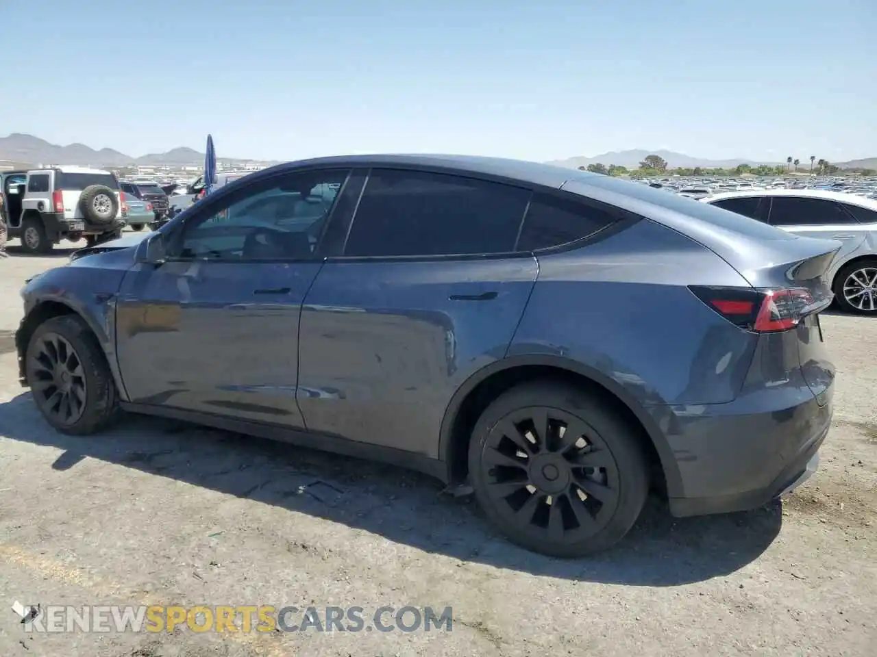 2 Photograph of a damaged car 7SAYGDEE7PA166103 TESLA MODEL Y 2023