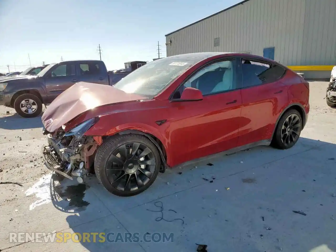 1 Photograph of a damaged car 7SAYGDEE7PA167705 TESLA MODEL Y 2023