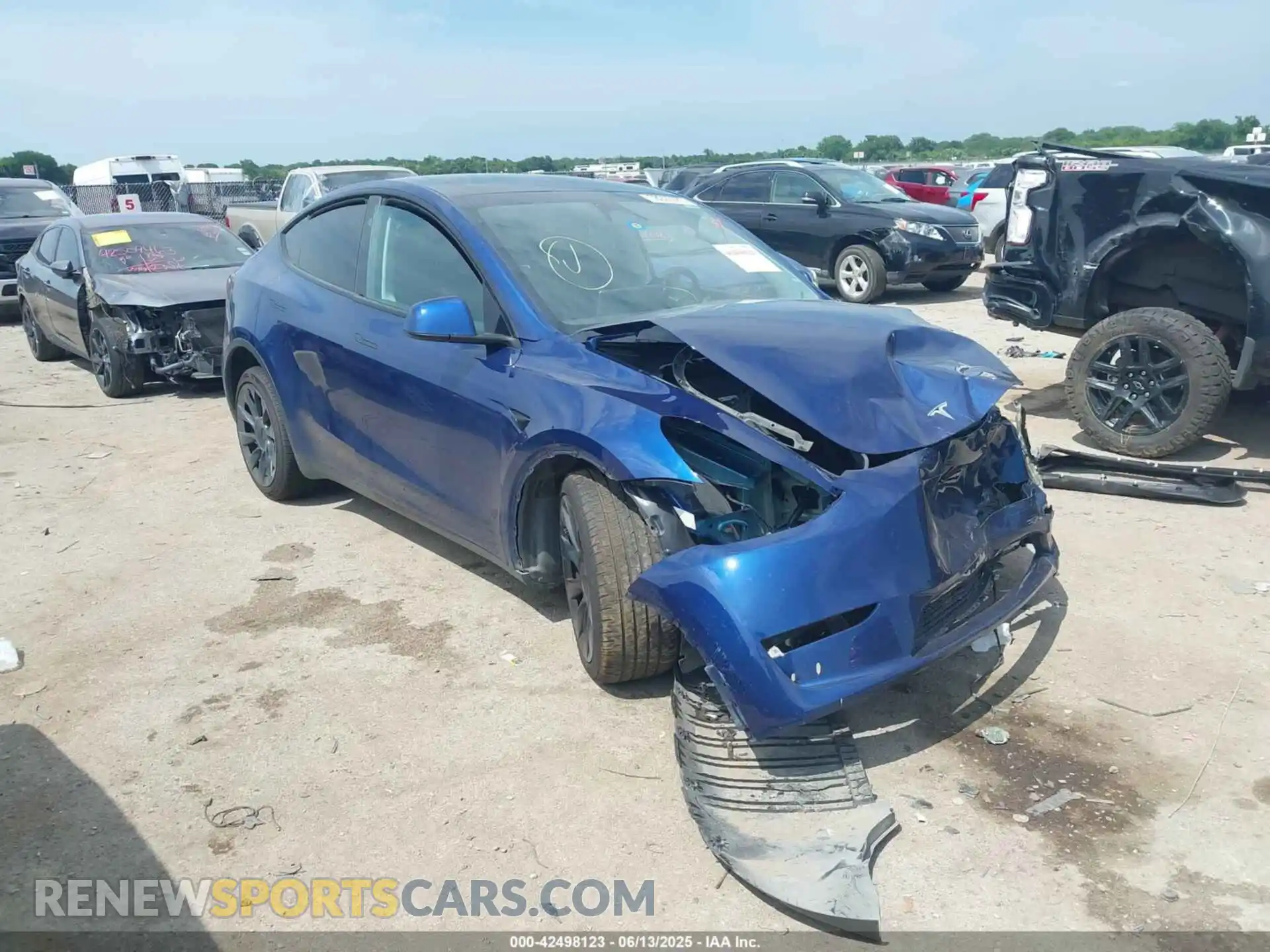 1 fotografías del automóvil dañado 7SAYGDEE7PA171396 TESLA MODEL Y 2023