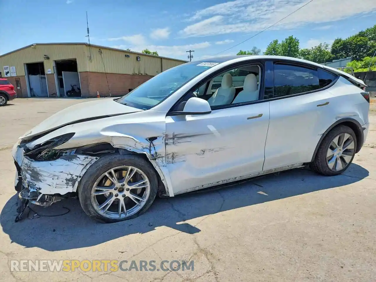 1 Фотография поврежденного автомобиля 7SAYGDEE7PA172239 TESLA MODEL Y 2023