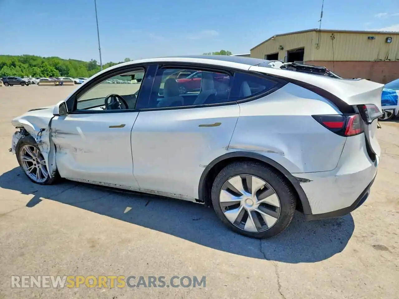 2 Фотография поврежденного автомобиля 7SAYGDEE7PA172239 TESLA MODEL Y 2023