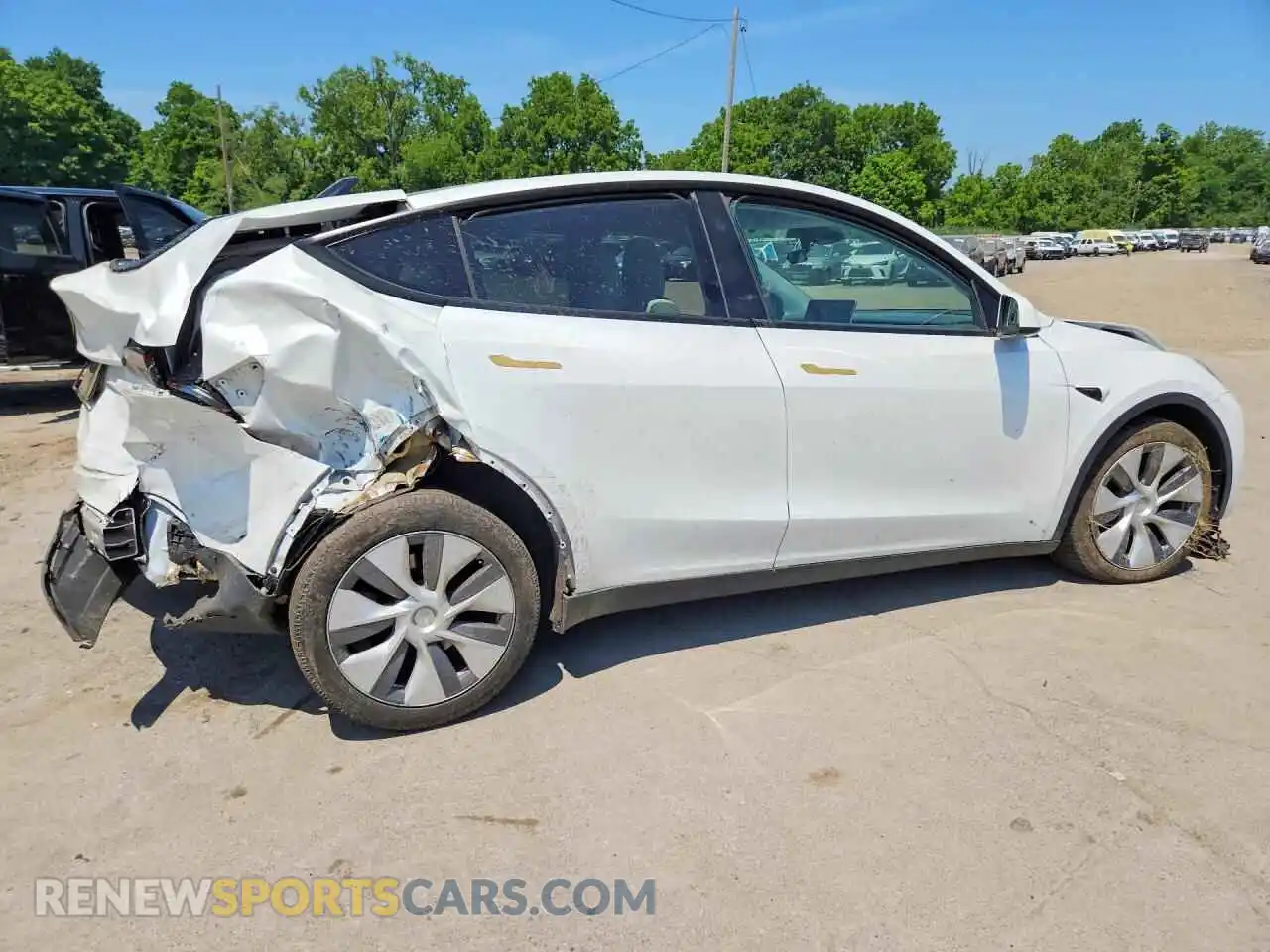 3 Фотография поврежденного автомобиля 7SAYGDEE7PA172239 TESLA MODEL Y 2023