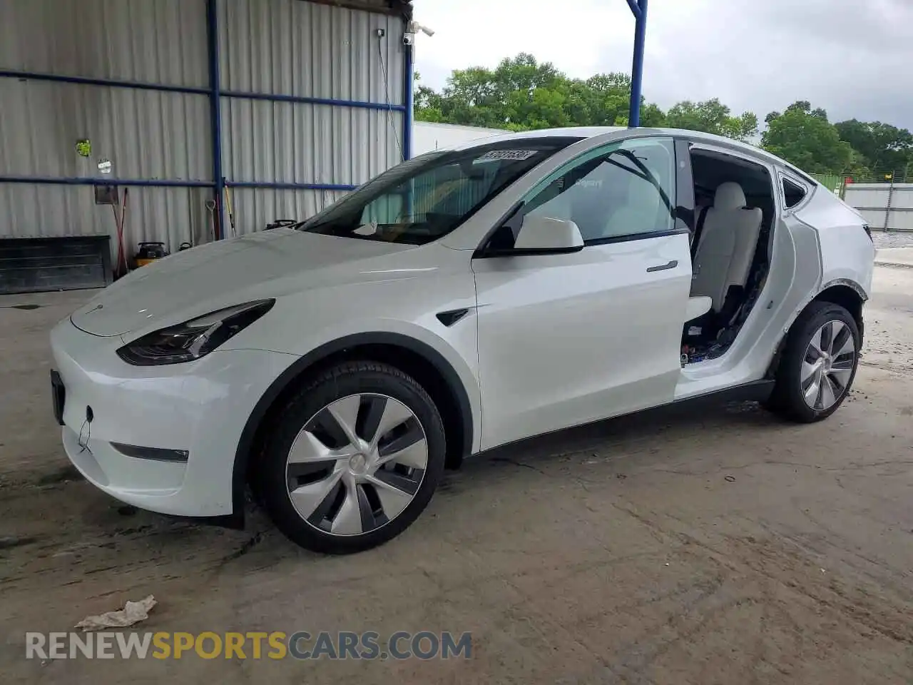 1 Photograph of a damaged car 7SAYGDEE7PA176677 TESLA MODEL Y 2023