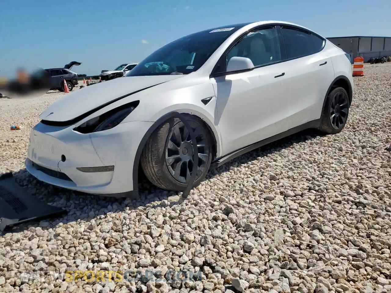 1 Photograph of a damaged car 7SAYGDEE7PA178350 TESLA MODEL Y 2023