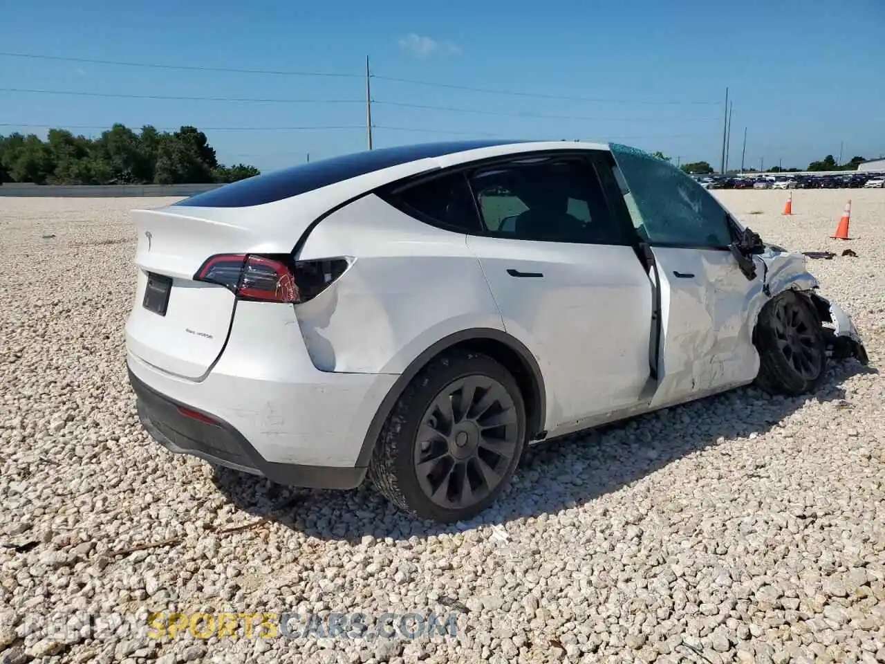 3 Photograph of a damaged car 7SAYGDEE7PA178350 TESLA MODEL Y 2023
