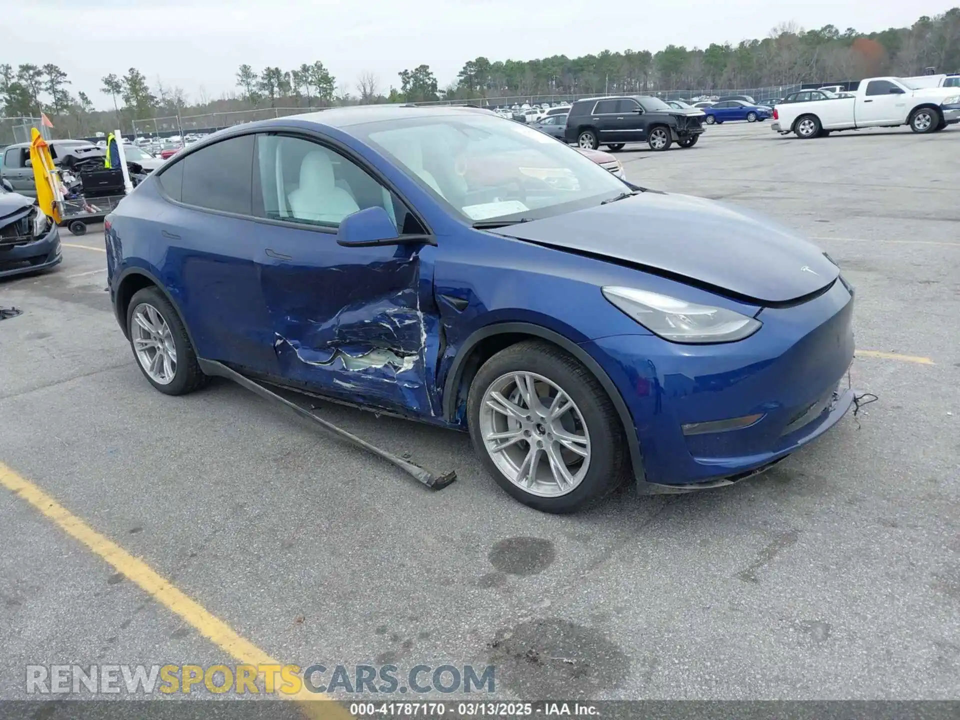 1 fotografías del automóvil dañado 7SAYGDEE7PA194998 TESLA MODEL Y 2023