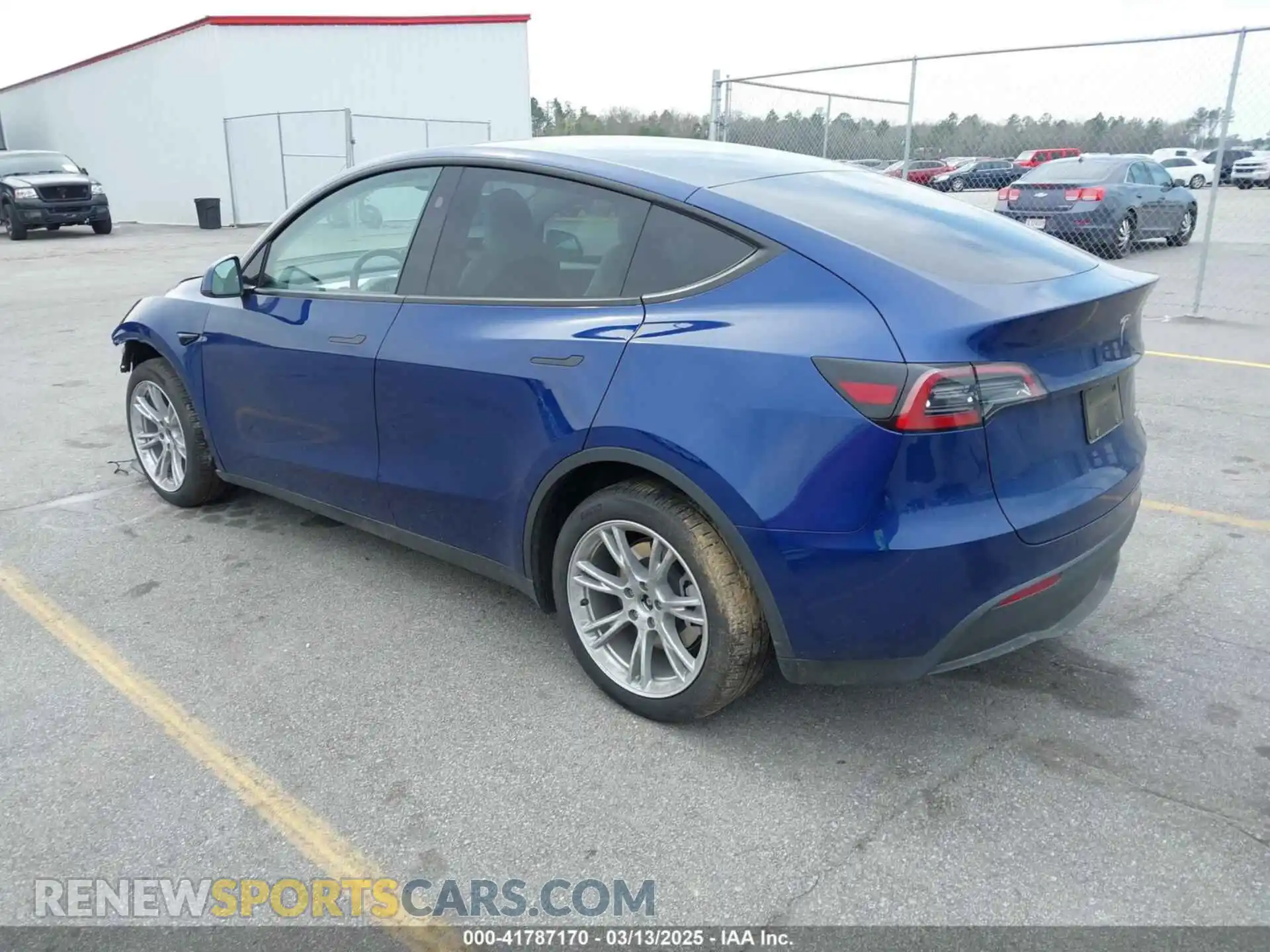 3 fotografías del automóvil dañado 7SAYGDEE7PA194998 TESLA MODEL Y 2023