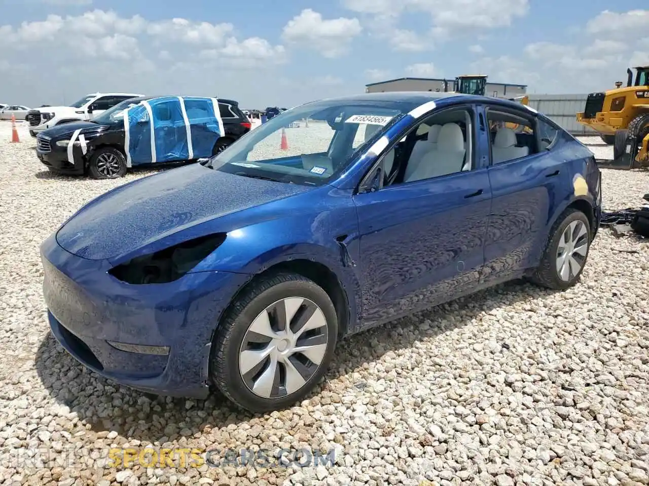1 Photograph of a damaged car 7SAYGDEE7PA195018 TESLA MODEL Y 2023