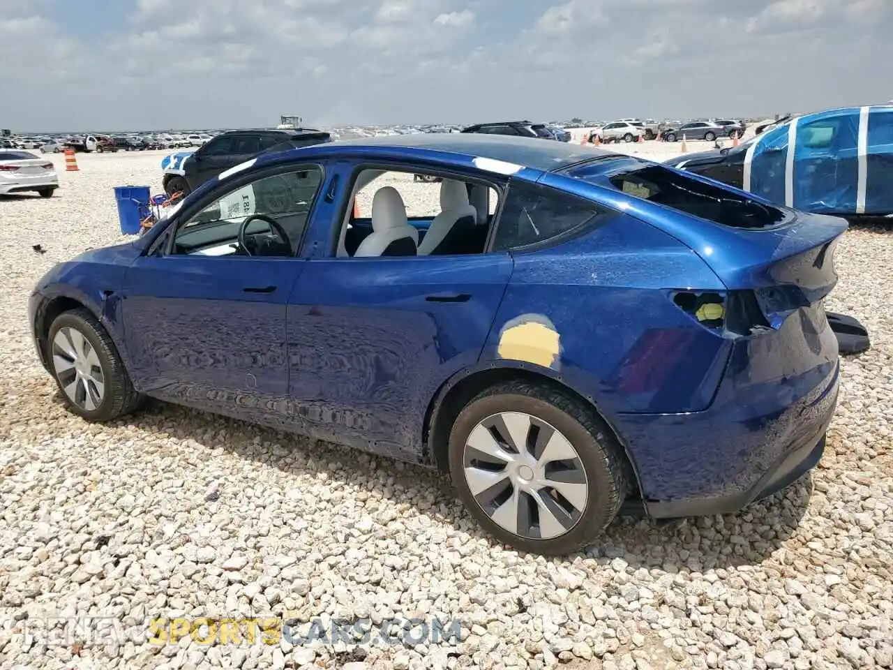 2 Photograph of a damaged car 7SAYGDEE7PA195018 TESLA MODEL Y 2023