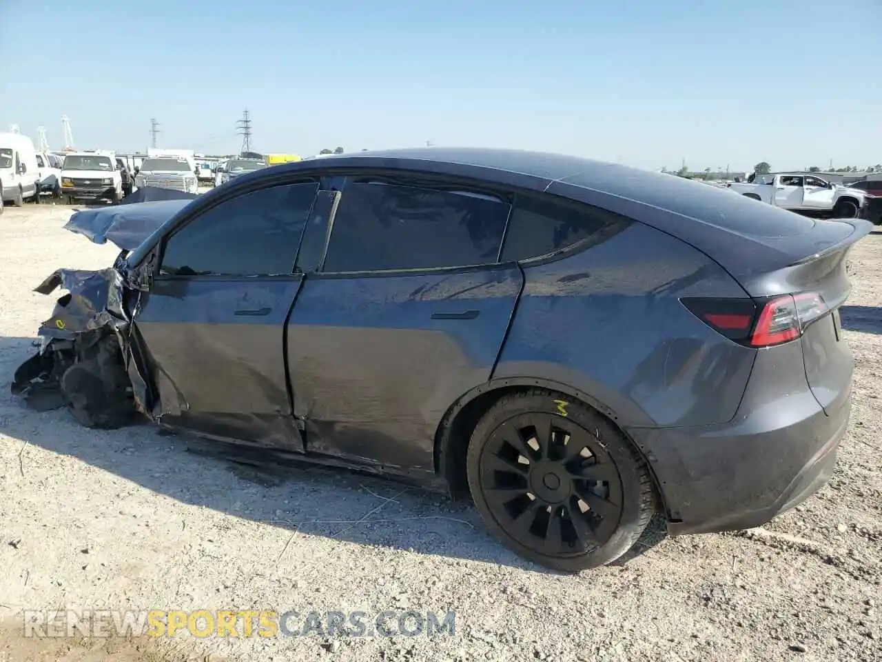 2 Фотография поврежденного автомобиля 7SAYGDEE7PA199067 TESLA MODEL Y 2023