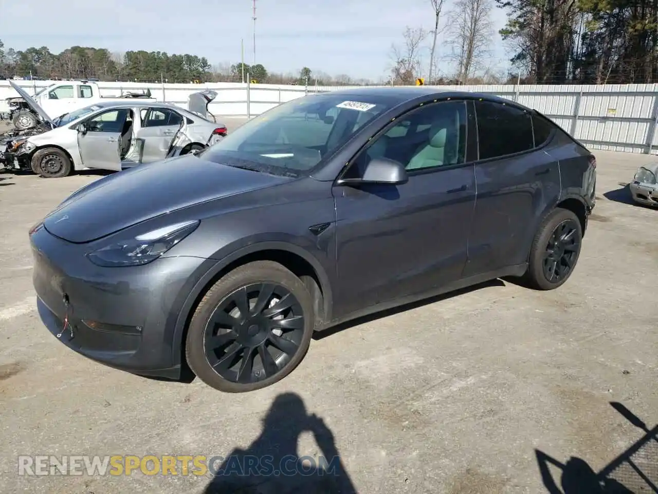 1 Photograph of a damaged car 7SAYGDEE7PA199666 TESLA MODEL Y 2023