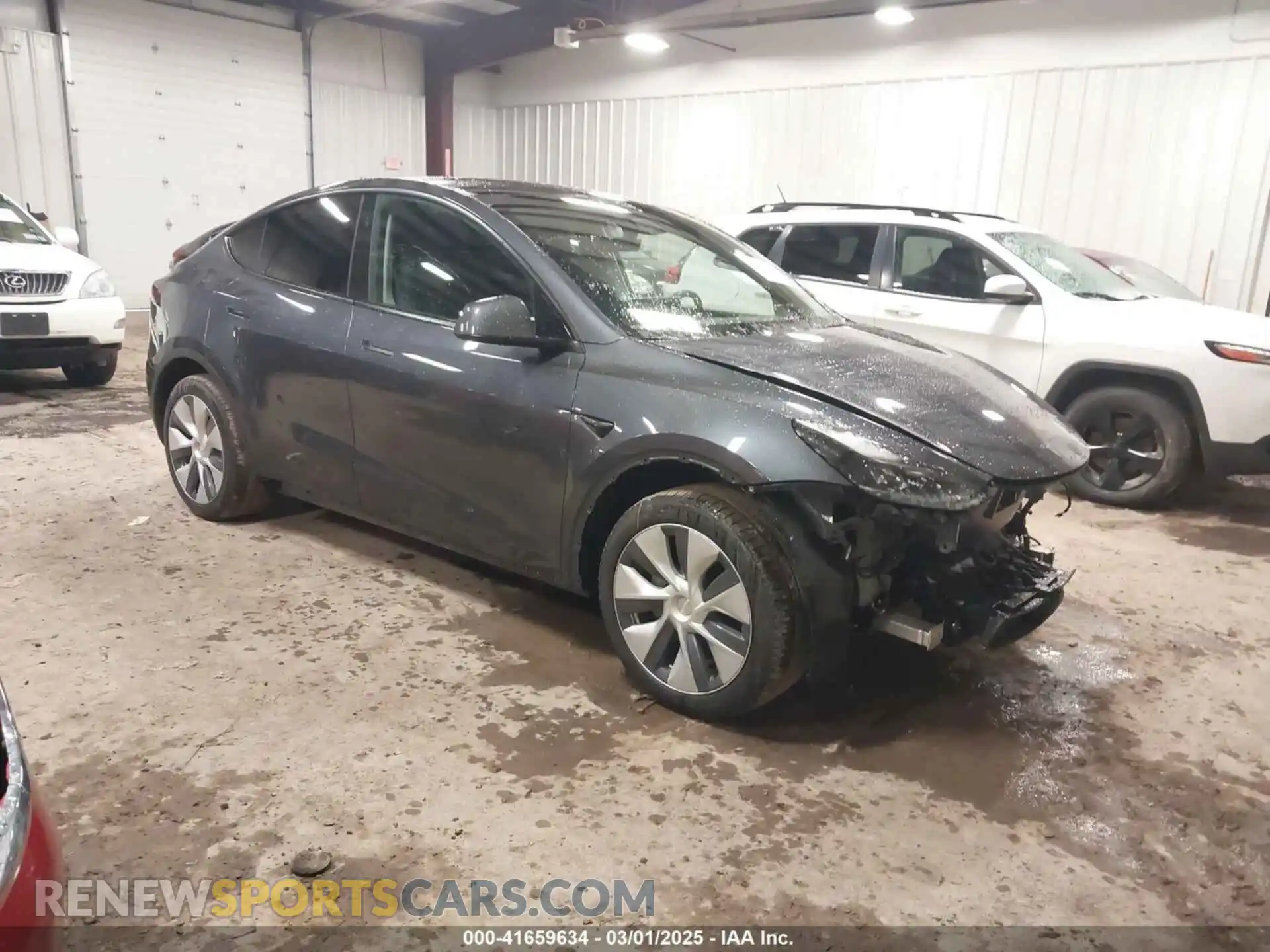 1 Photograph of a damaged car 7SAYGDEE7PA206096 TESLA MODEL Y 2023